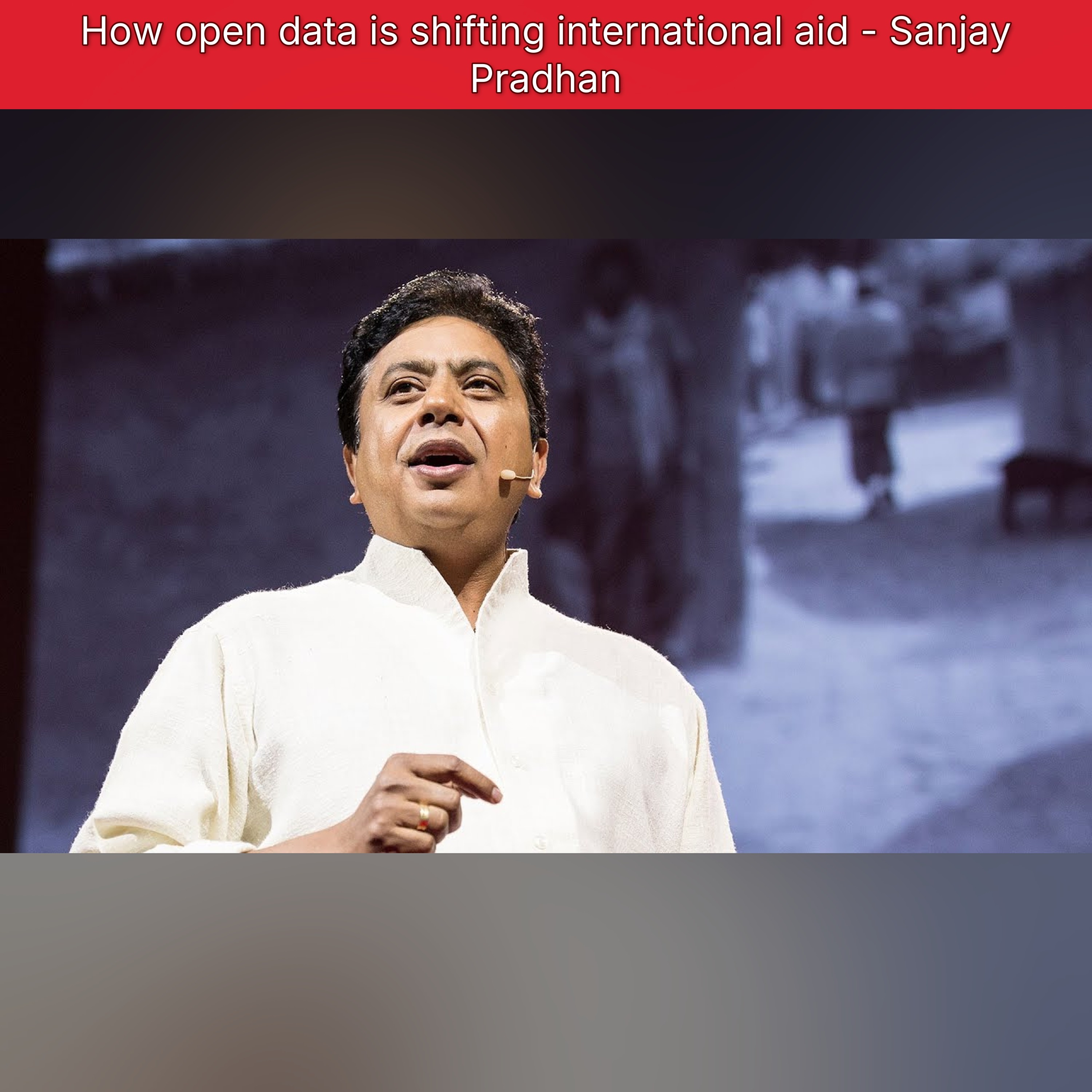 How open data is shifting international aid - Sanjay Pradhan episode artwork