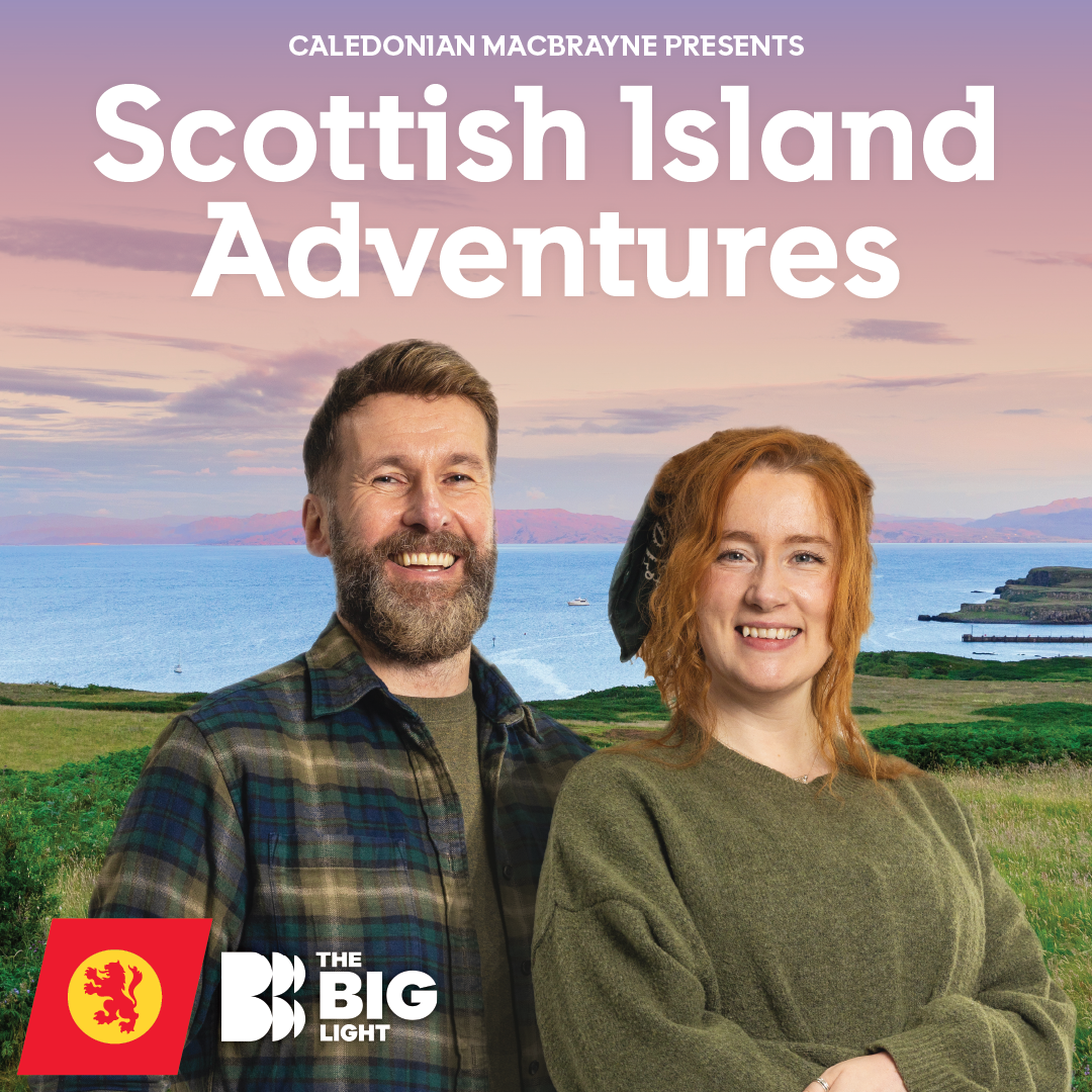 Scottish Island Adventures - Cumbrae - with hosts Coinneach Macleod, the Hebridean Baker, singer-songwriter Natalie Galloway, and guest Gavin Mitchell