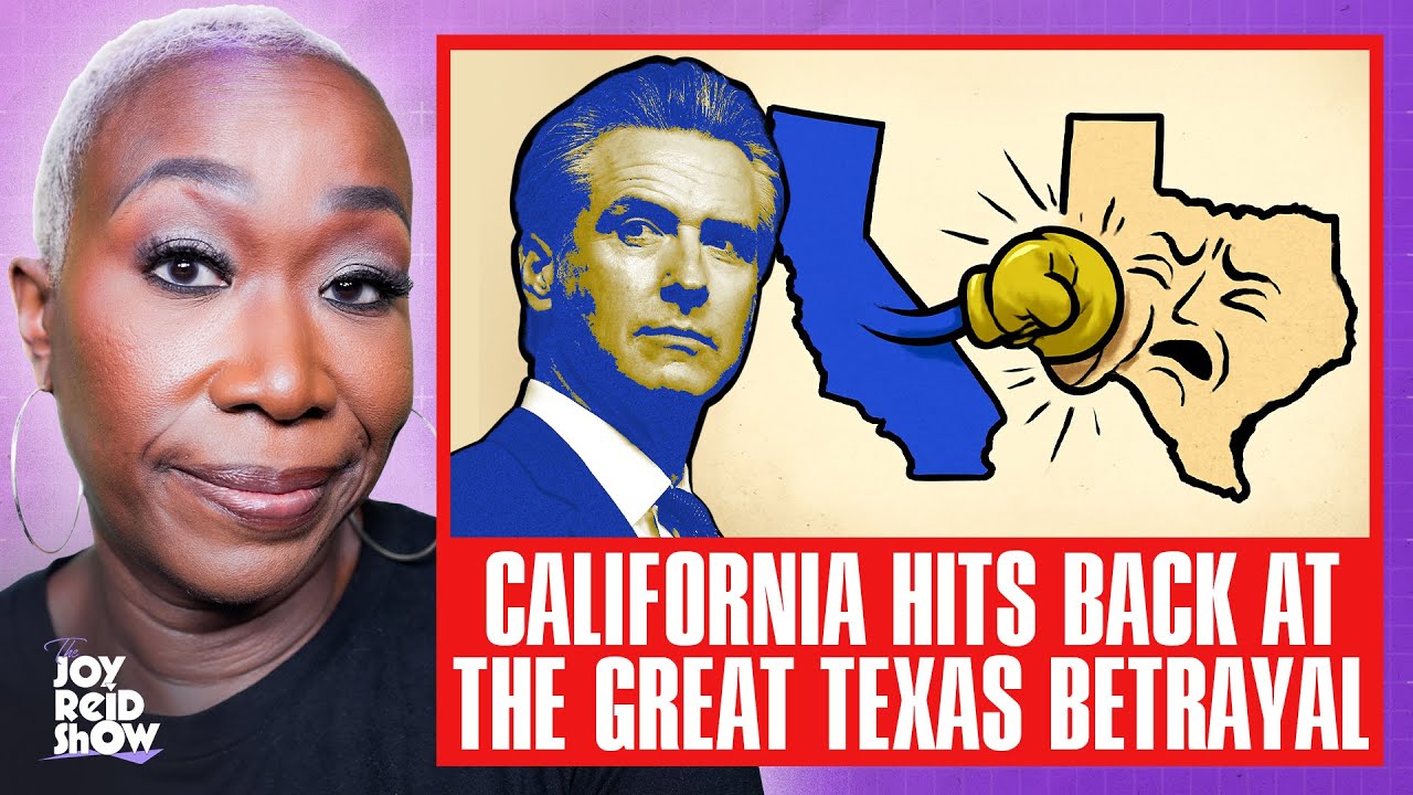 California Hits Back at the Great Texas Betrayal  | The Joy Reid Show LIVE! Aug 22, 2025