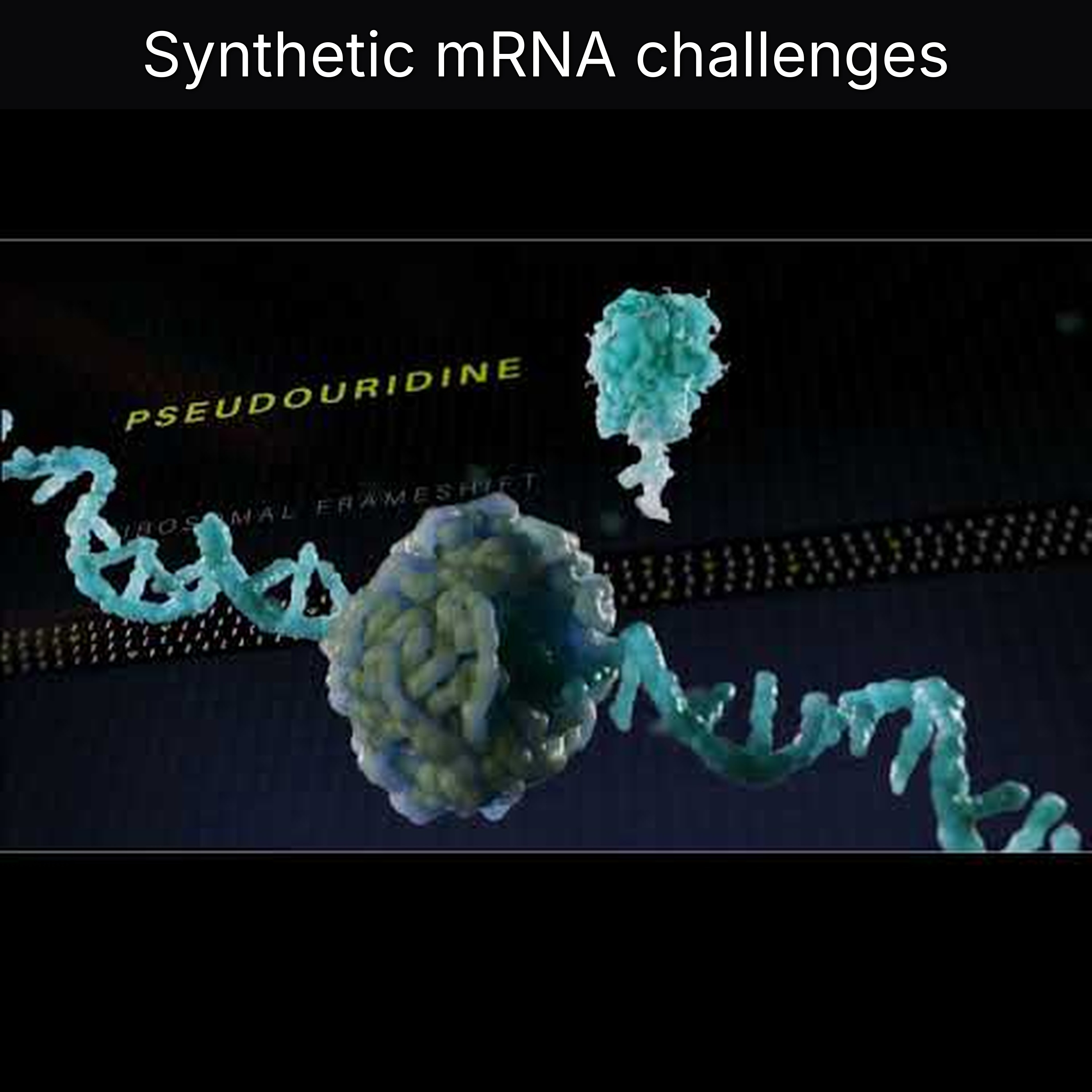 Synthetic mRNA challenges episode artwork