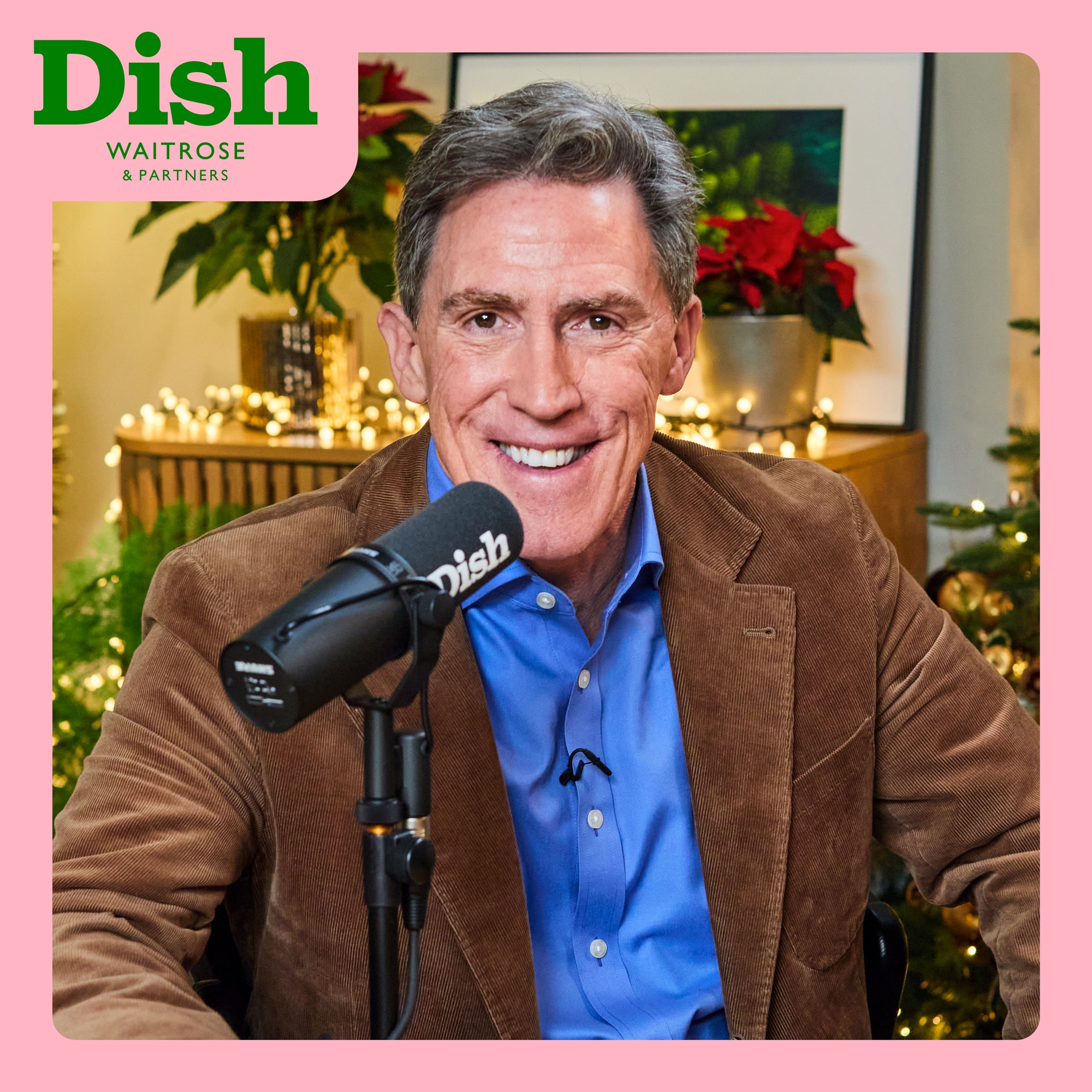 Rob Brydon, rib eye steak with tarragon, parsley & garlic butter and a Barolo