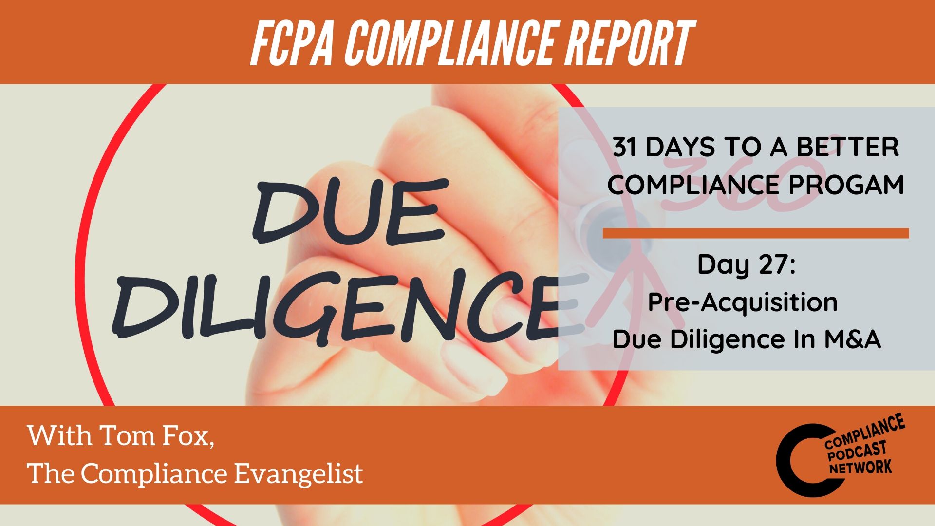 Day 27 | Pre-acquisition due diligence in mergers and acquisitions episode artwork