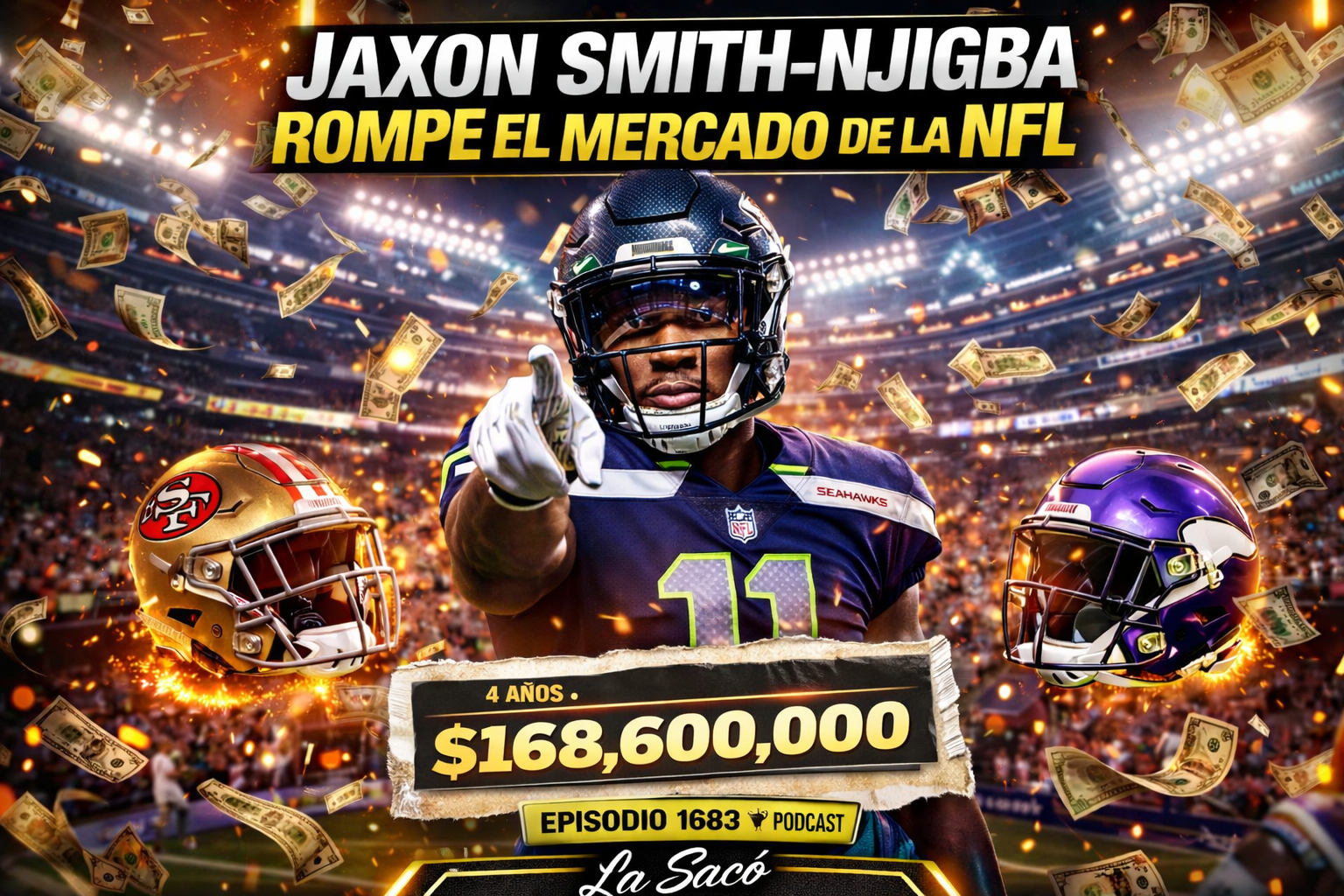 Jaxon Smith-Njigba rompe el mercado de la NFL🏈 episode artwork