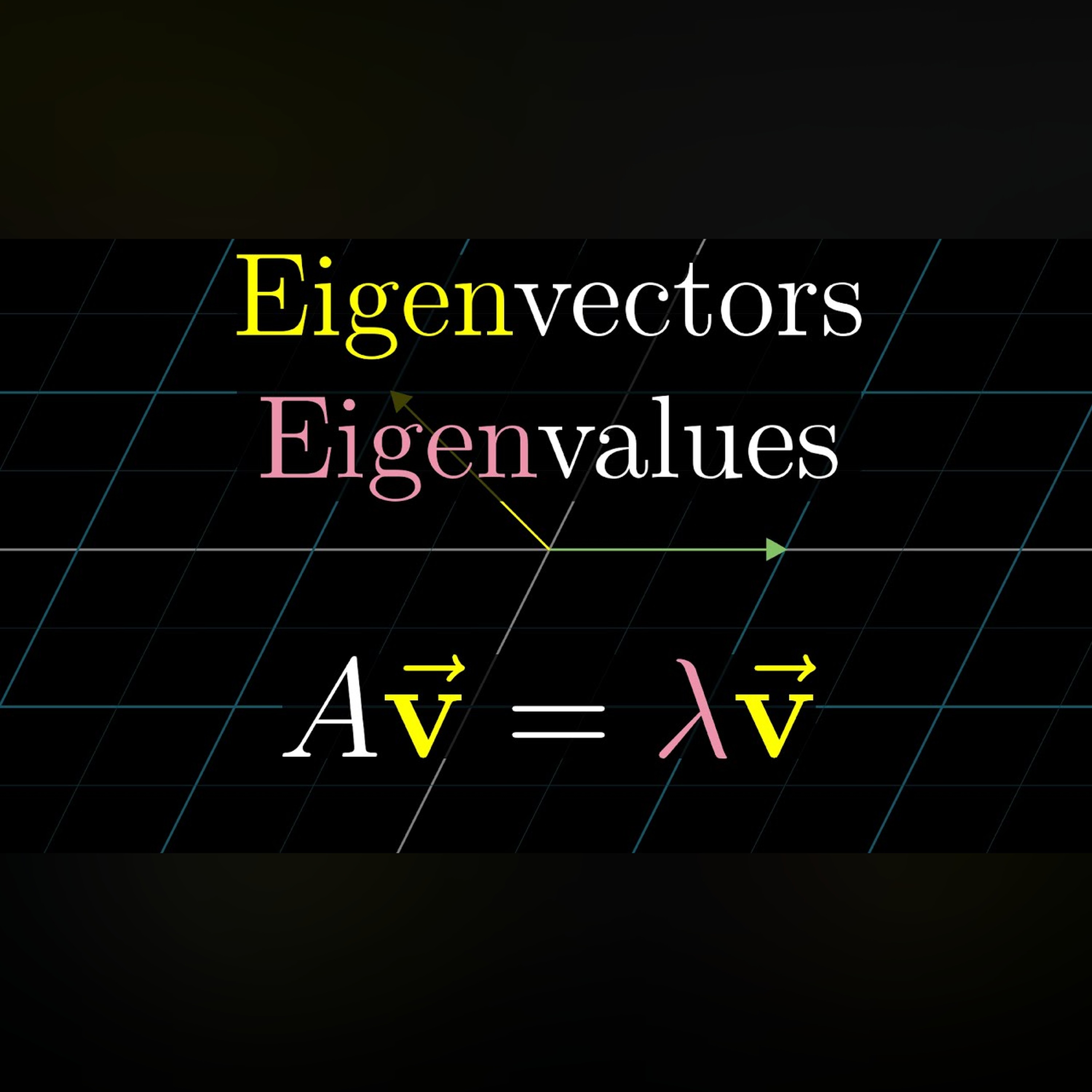 Eigenvectors and eigenvalues | Chapter 14, Essence of linear algebra episode artwork