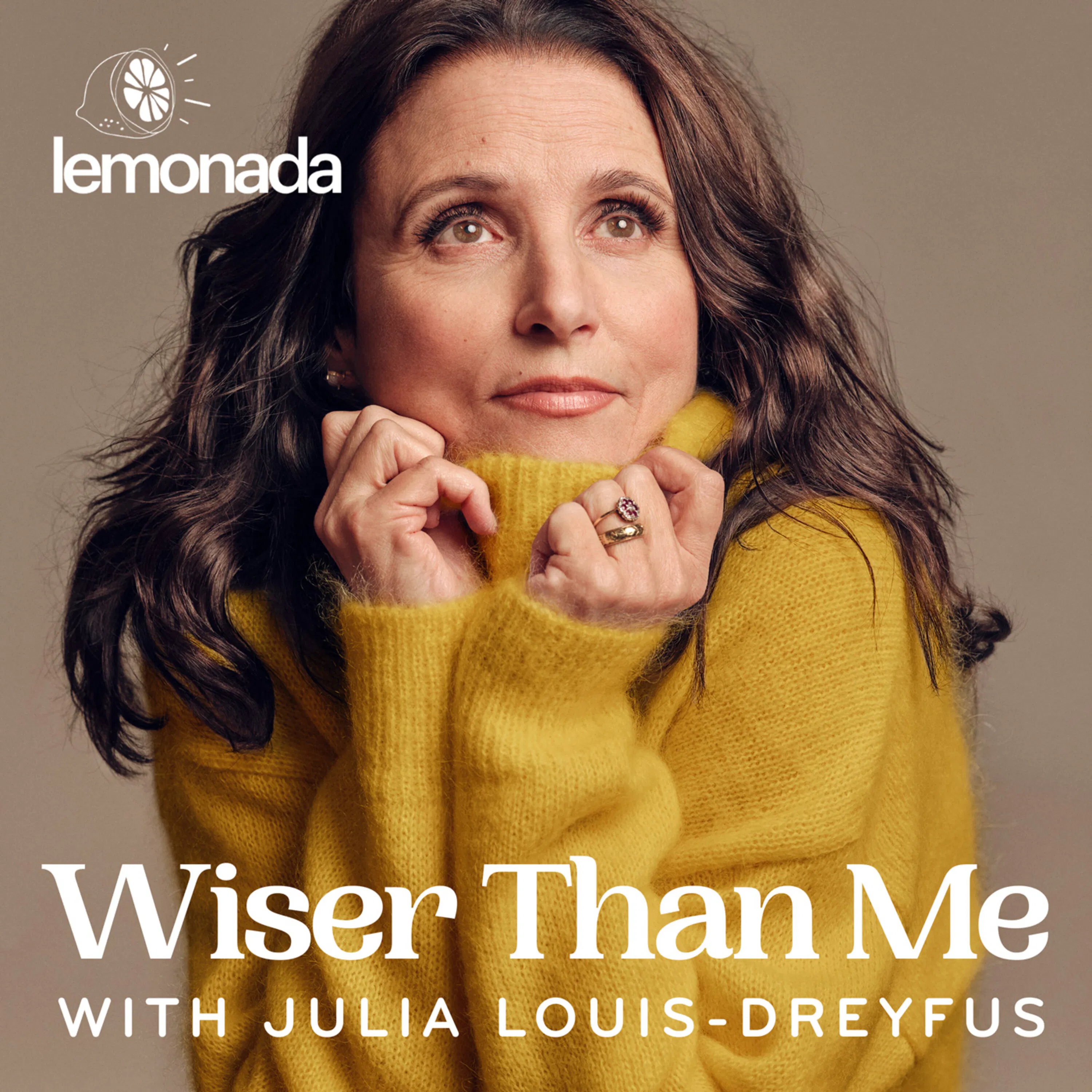Cover art for the episode "Presenting: Julia on Podcrushed" from Wiser Than Me with Julia Louis-Dreyfus
