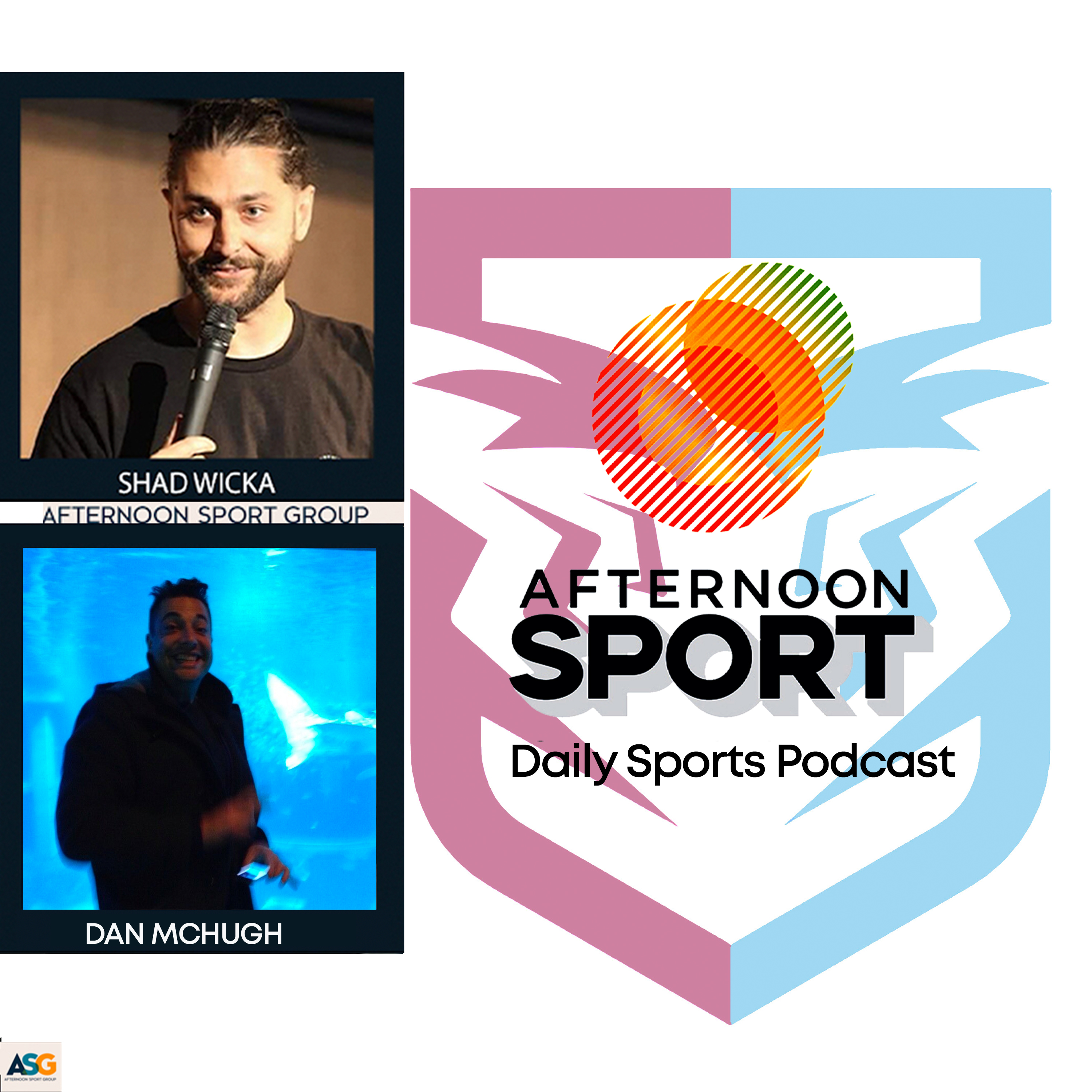 31st May Shad and Dan: Aussies in the French Open, Tim Tszyu fight could be postponed, Surf threats for Ethan Ewing, AFL Hawks racism review + State of Origin!! episode artwork