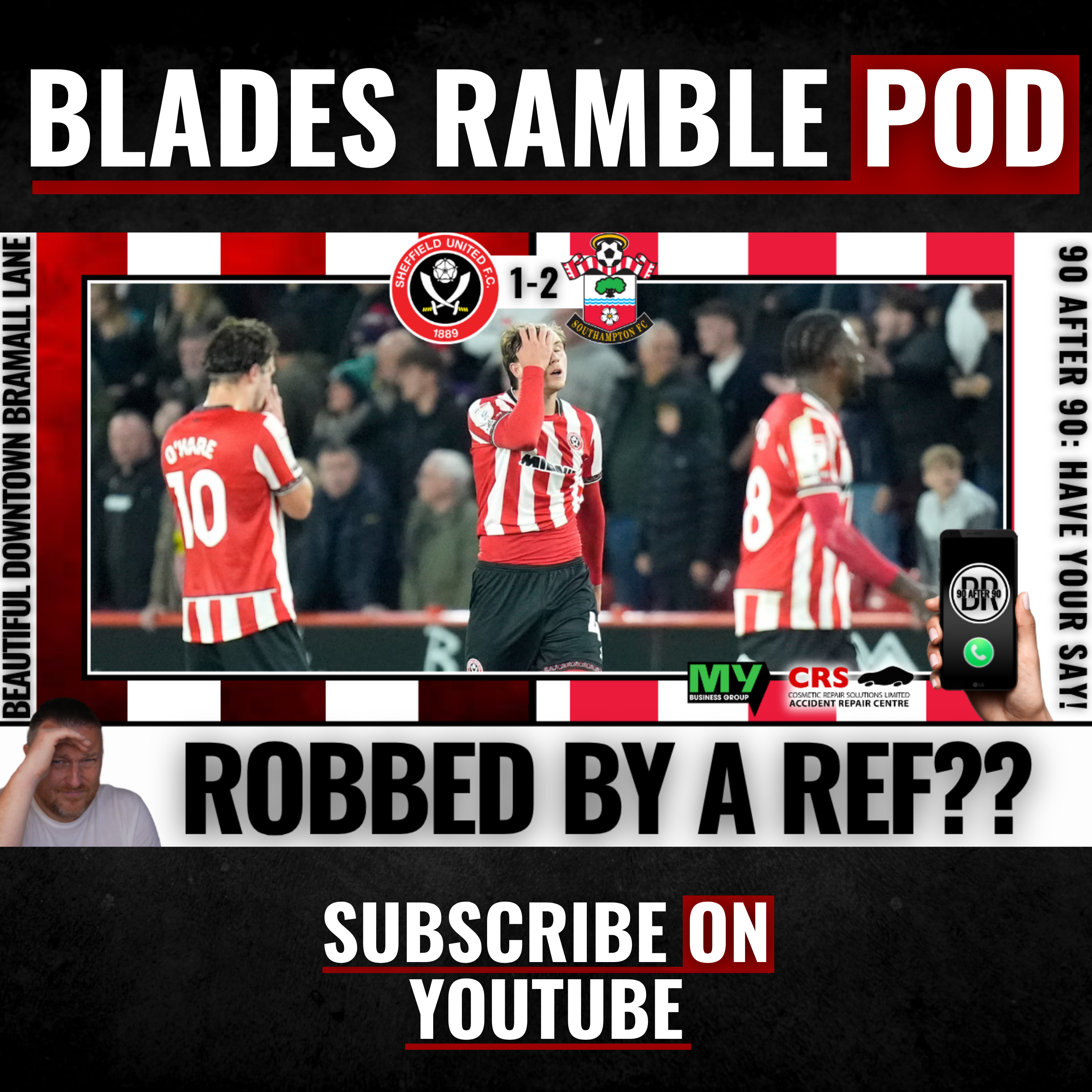 ⚔️📱 90 AFTER 90 | ROBBED BY THE REF?? | SHEFFIELD UNITED 1-2 SOUTHAMPTON 📱⚔️