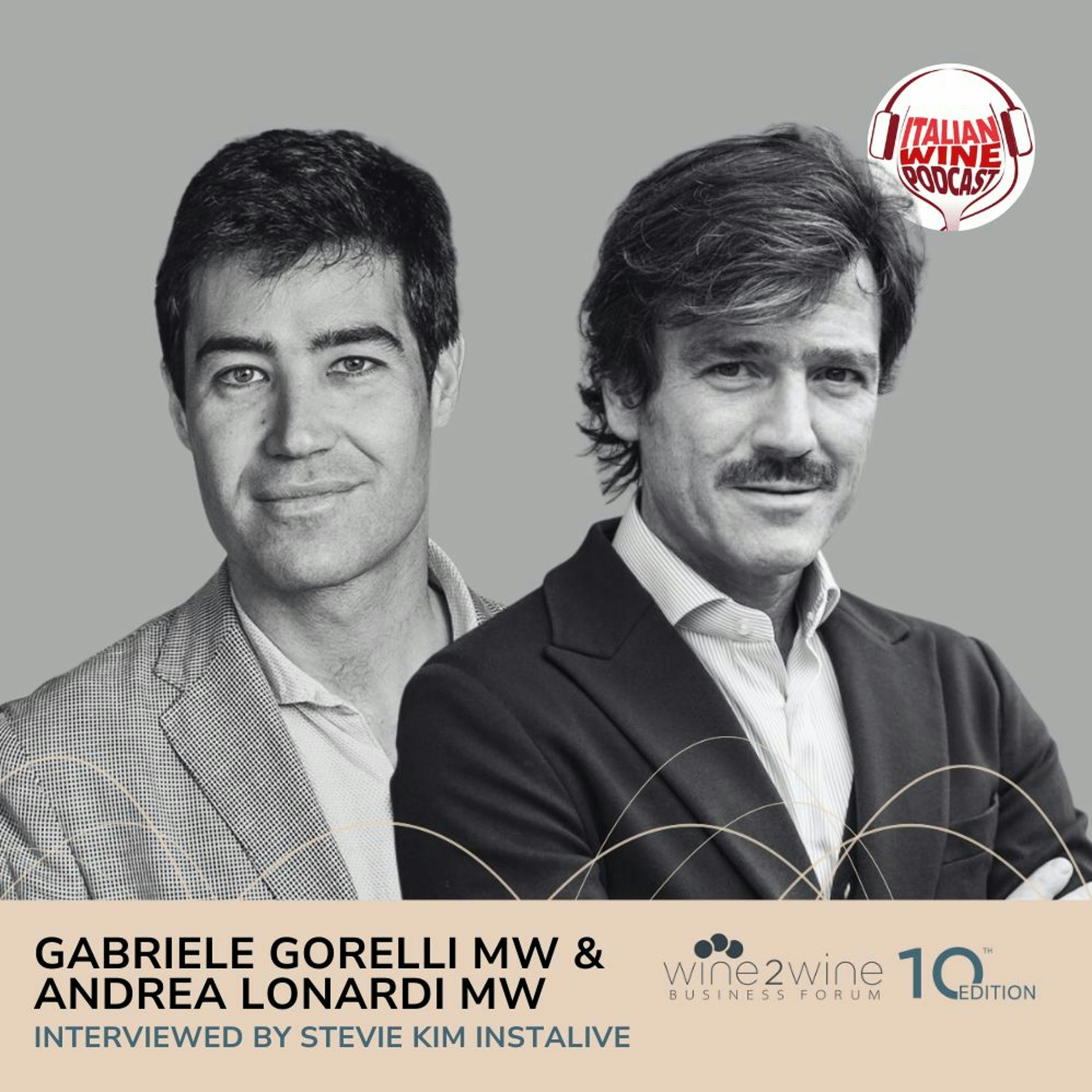 Ep. 1618 Instalive Gabriele Gorelli MW & Andrea Lonardi MW  | wine2wine Business Forum 2023 Series