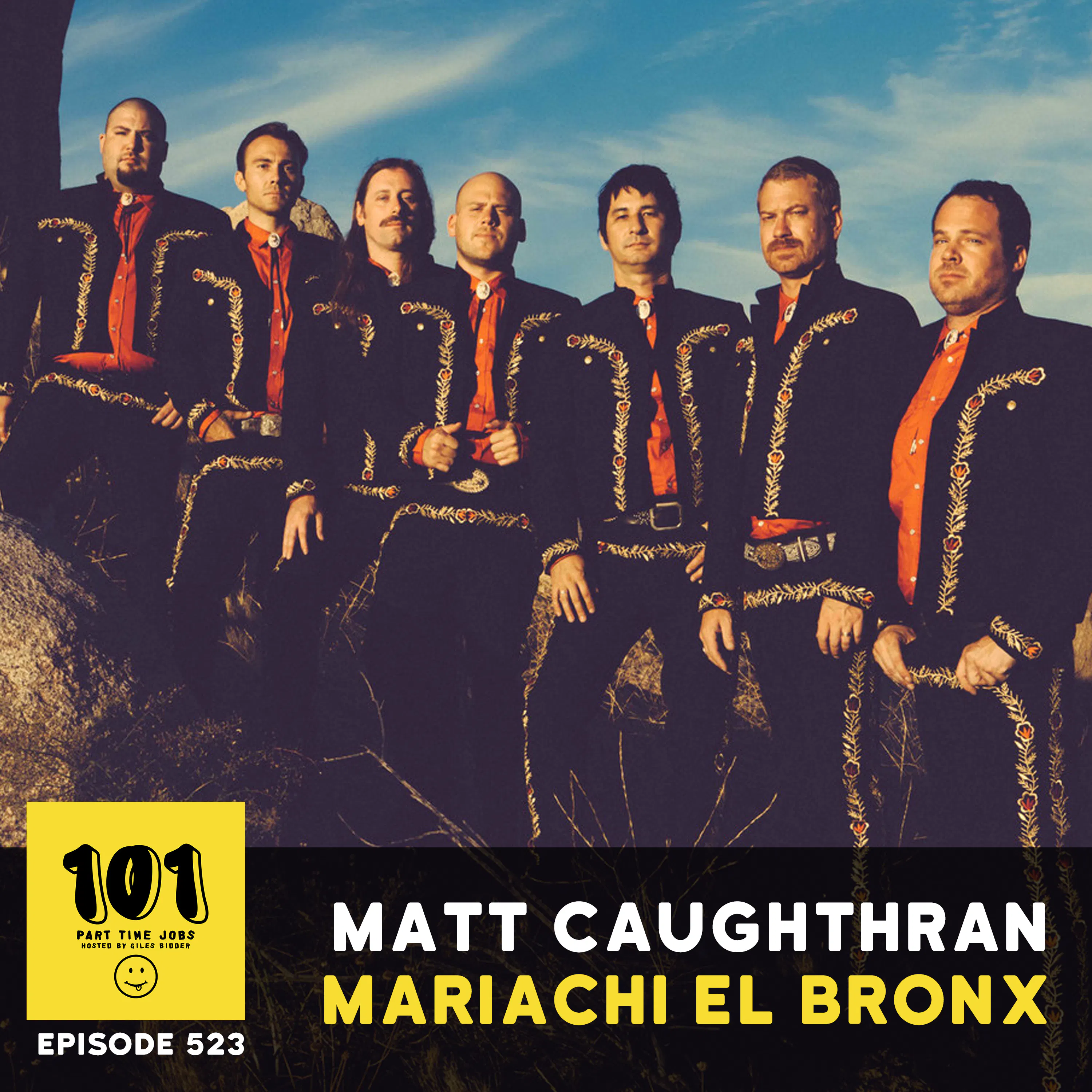 Matt Caughthran (Mariachi El Bronx / The Bronx) and the barrel of mould episode artwork
