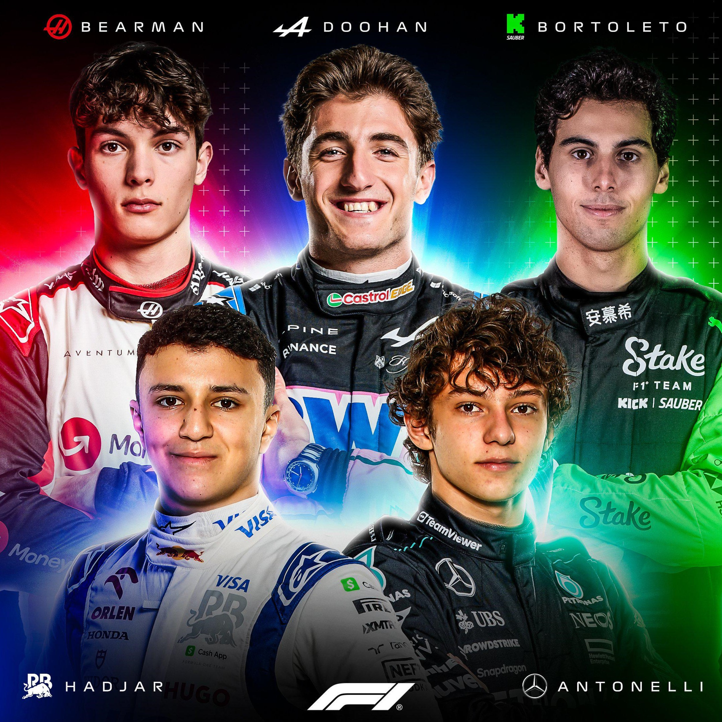 Meet The 2025 Formula 1 Rookies