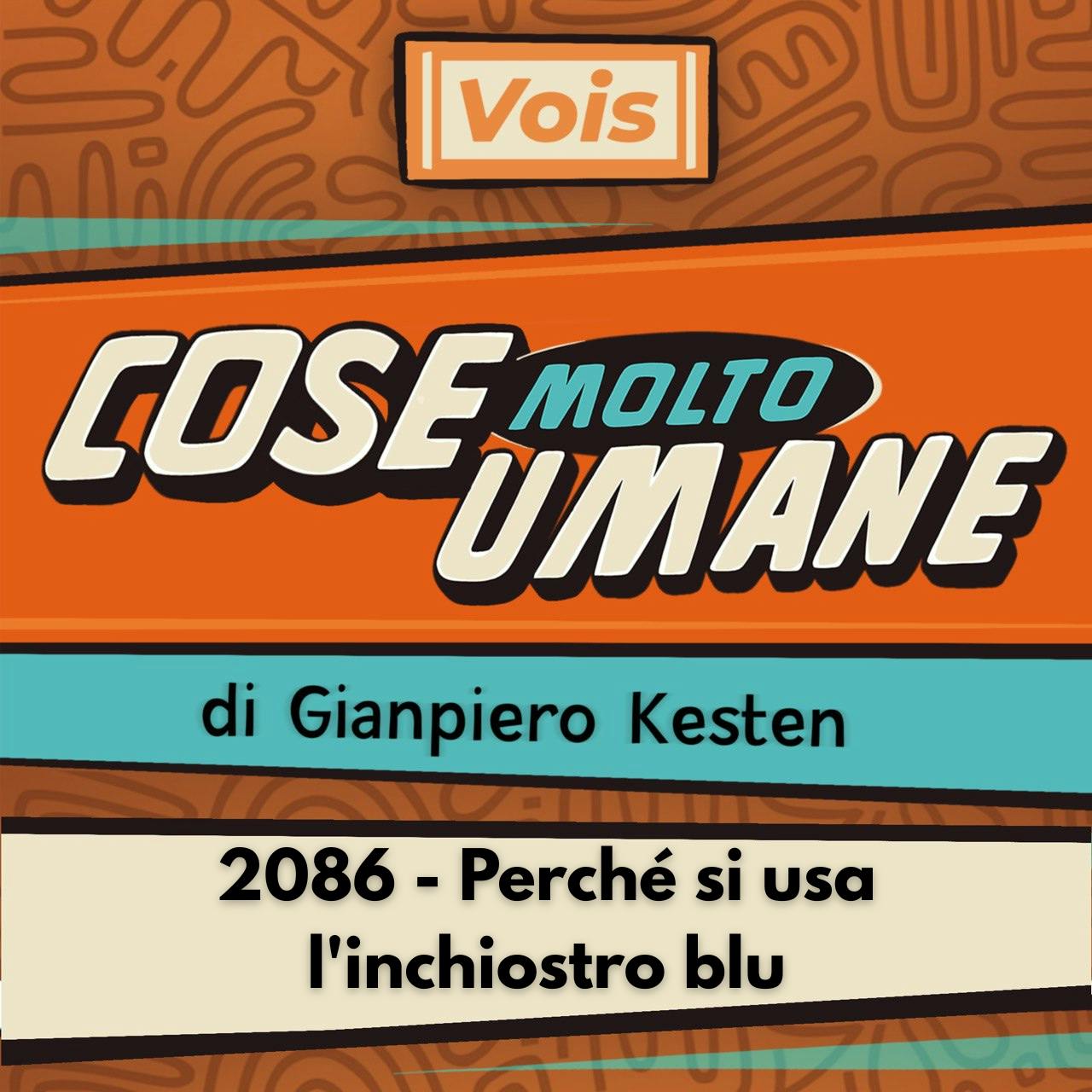 2086 - Perché si usa l'inchiostro blu 2086 - Perché si usa l'inchiostro blu