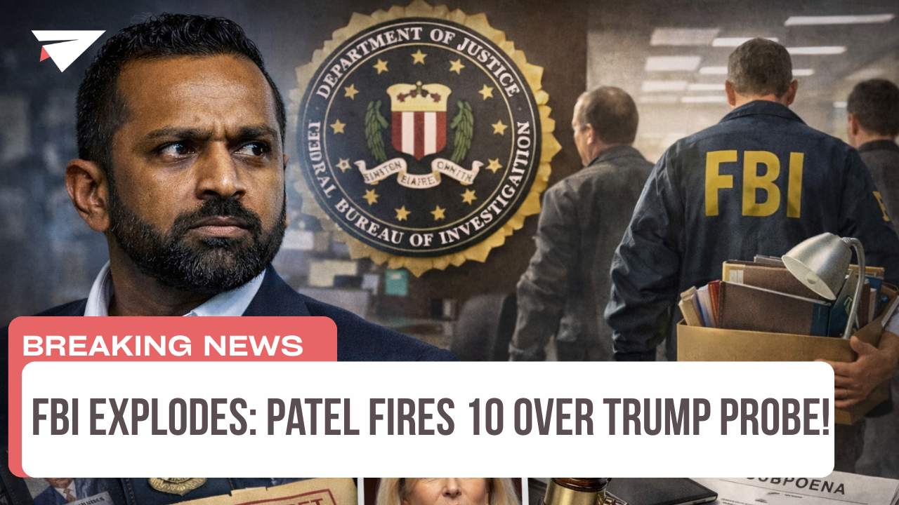 FBI EXPLODES: Patel Fires 10 Over Trump Probe!