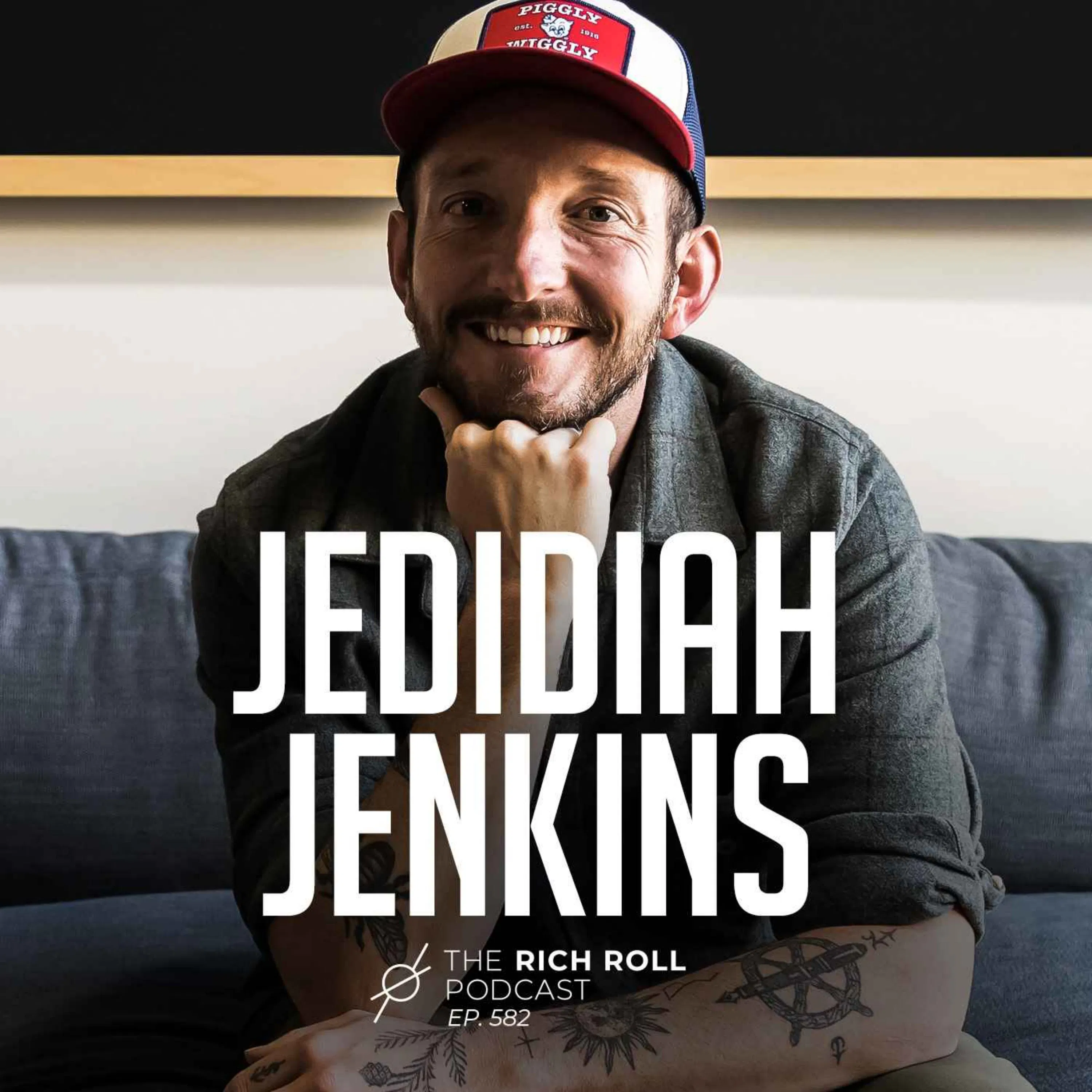 Cover art for the episode "Like Streams To The Ocean: Jedidiah Jenkins" from The Rich Roll Podcast
