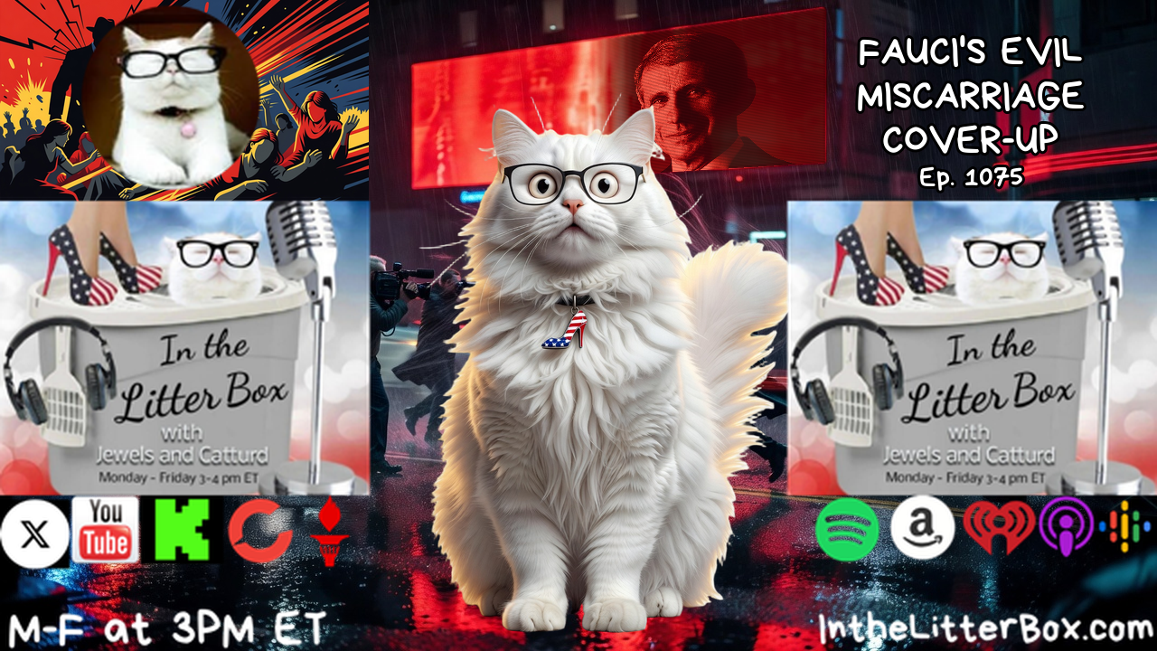 FAUCI'S EVIL MISCARRIAGE COVER-UP | In the Litter Box w/ Jewels & Catturd – Ep. 1075 – 8/11/2026