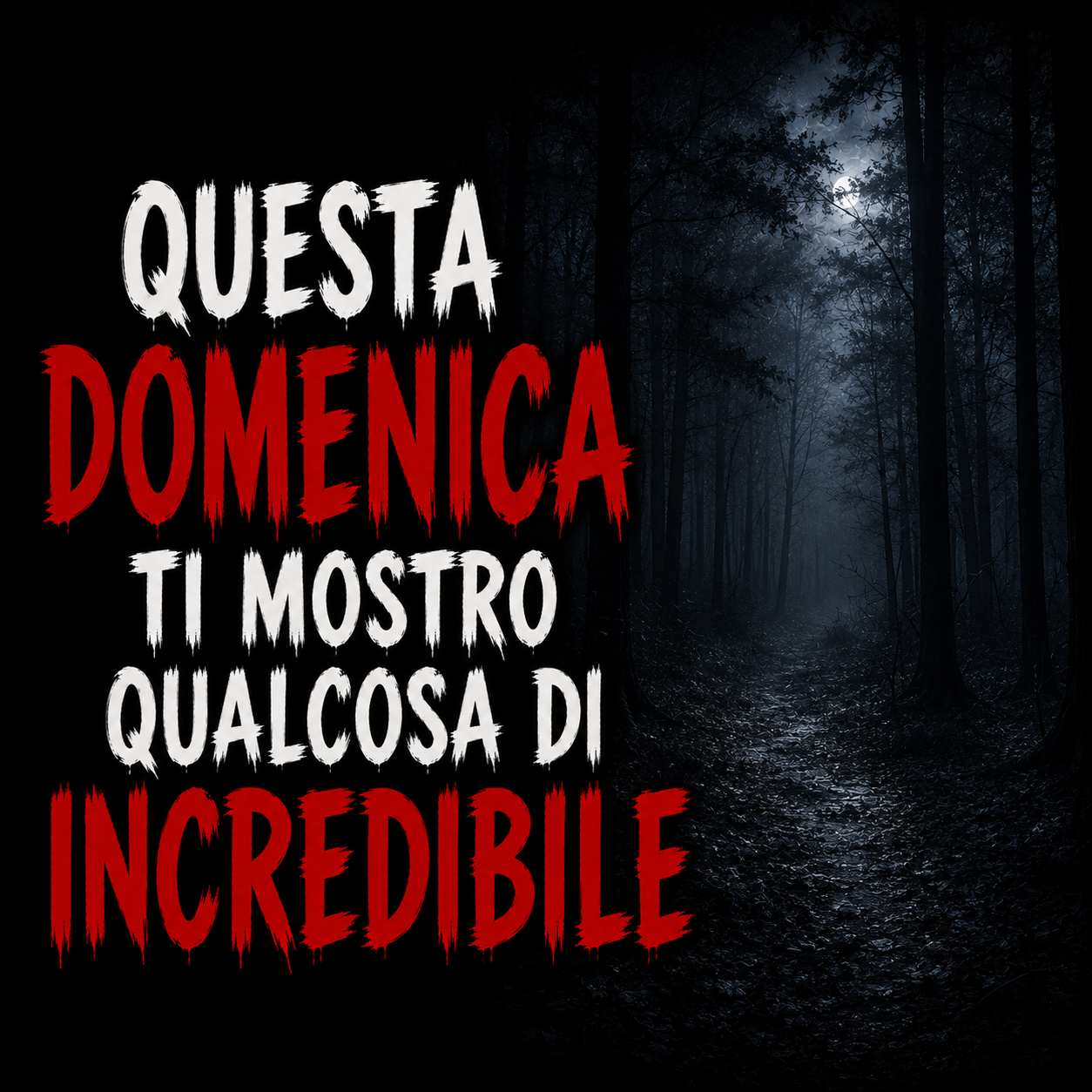 Questa domenica ti mostro qualcosa di incredibile - Creepypasta episode artwork