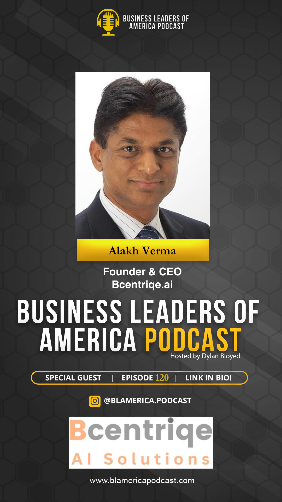 Alakh Verma - Founder of Bcentriqe.ai episode artwork
