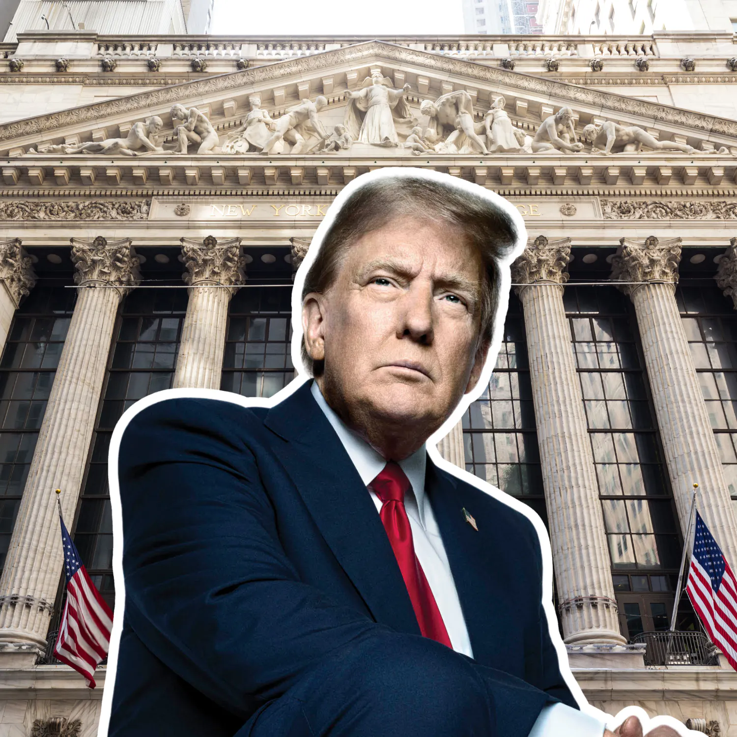 Behind the Scenes of Trump's Visit to the Stock Exchange