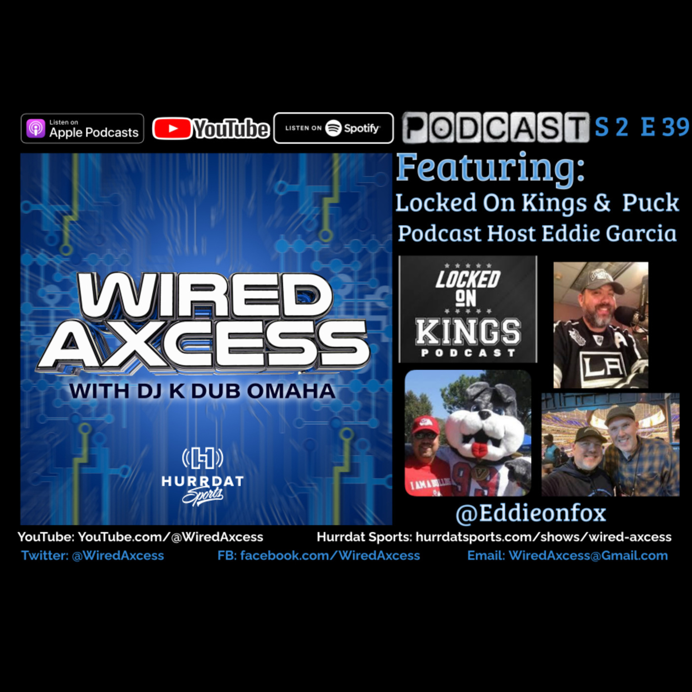 Puck Podcast & Locked On LA Kings Podcast Host Eddie Garcia episode artwork