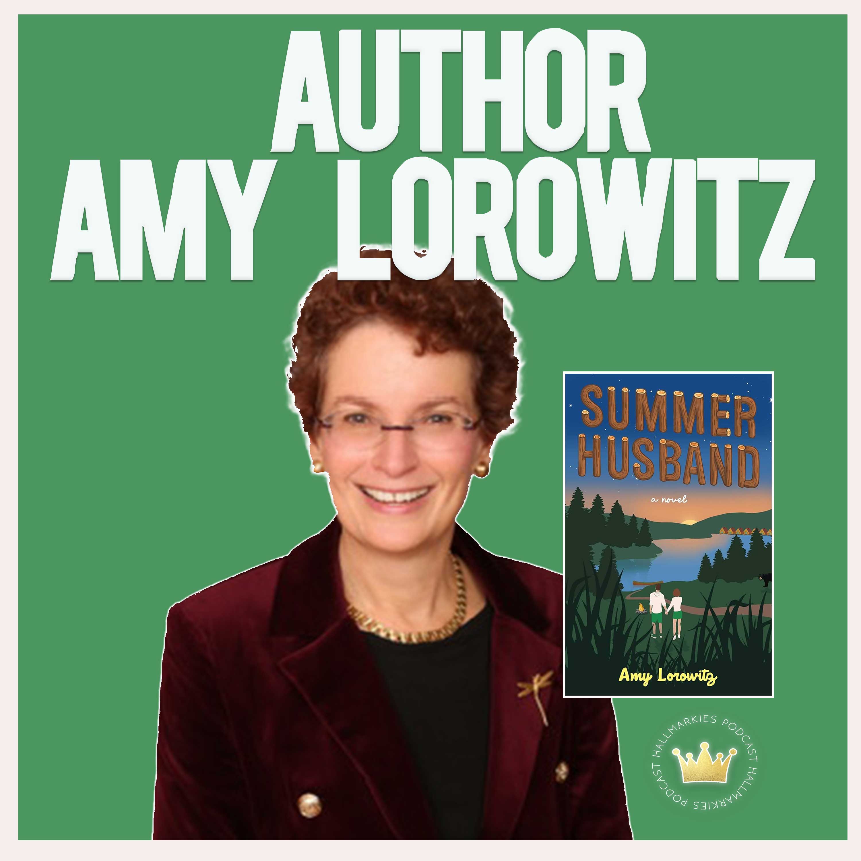 Author Amy Lorowitz welcomes summer with debut novel  (SUMMER HUSBAND) podcast interview episode artwork