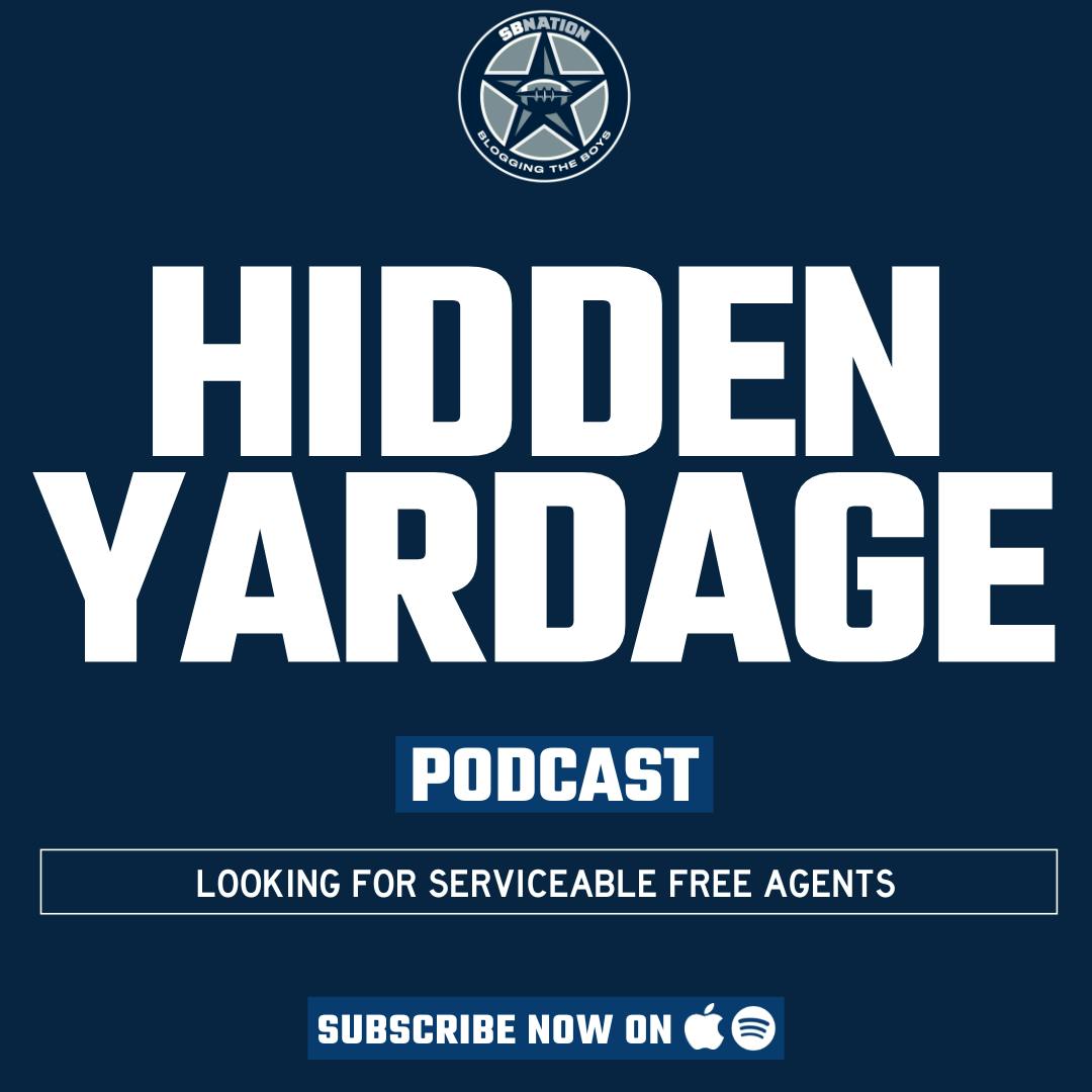 Hidden Yardage: Looking for serviceable free agents