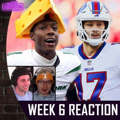 Week 6 Reaction: Josh Allen & Bills huge win, Sauce Gardner & Jets upset Packers, Cowboys-Eagles episode artwork