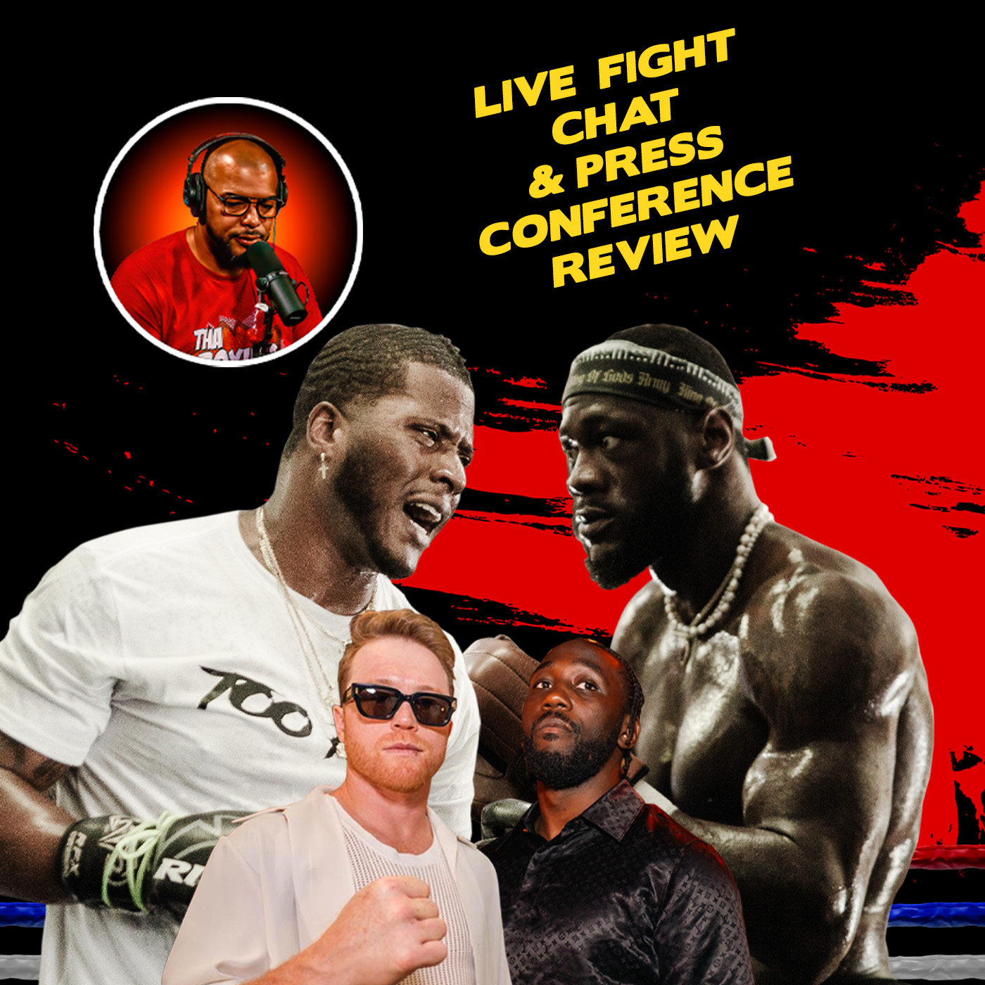 ☎️ Canelo vs Crawford Presser Fire & Wilder vs Herndon Live Fight Chat🔥