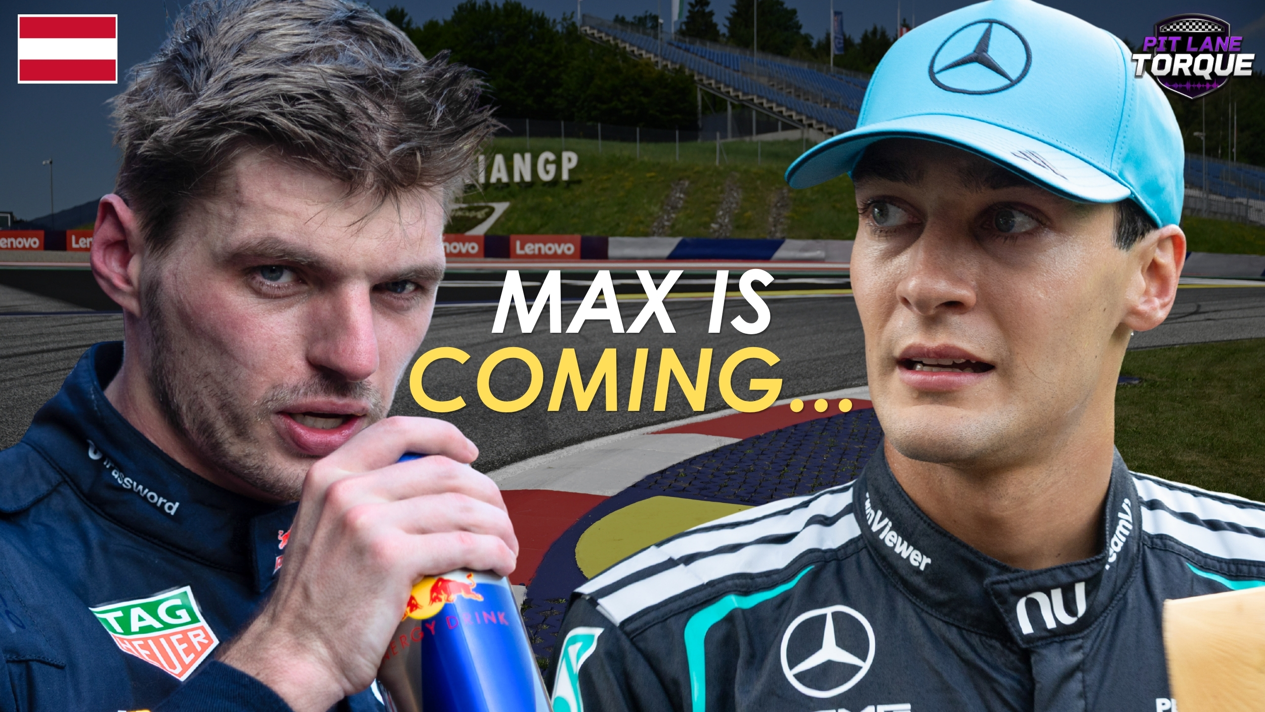 Max Verstappen's THREAT to George Russell | Austrian GP debrief episode artwork