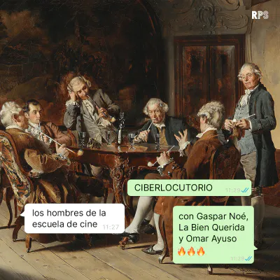 Los hombres de la escuela de cine, con Gaspar Noé y Omar Ayuso