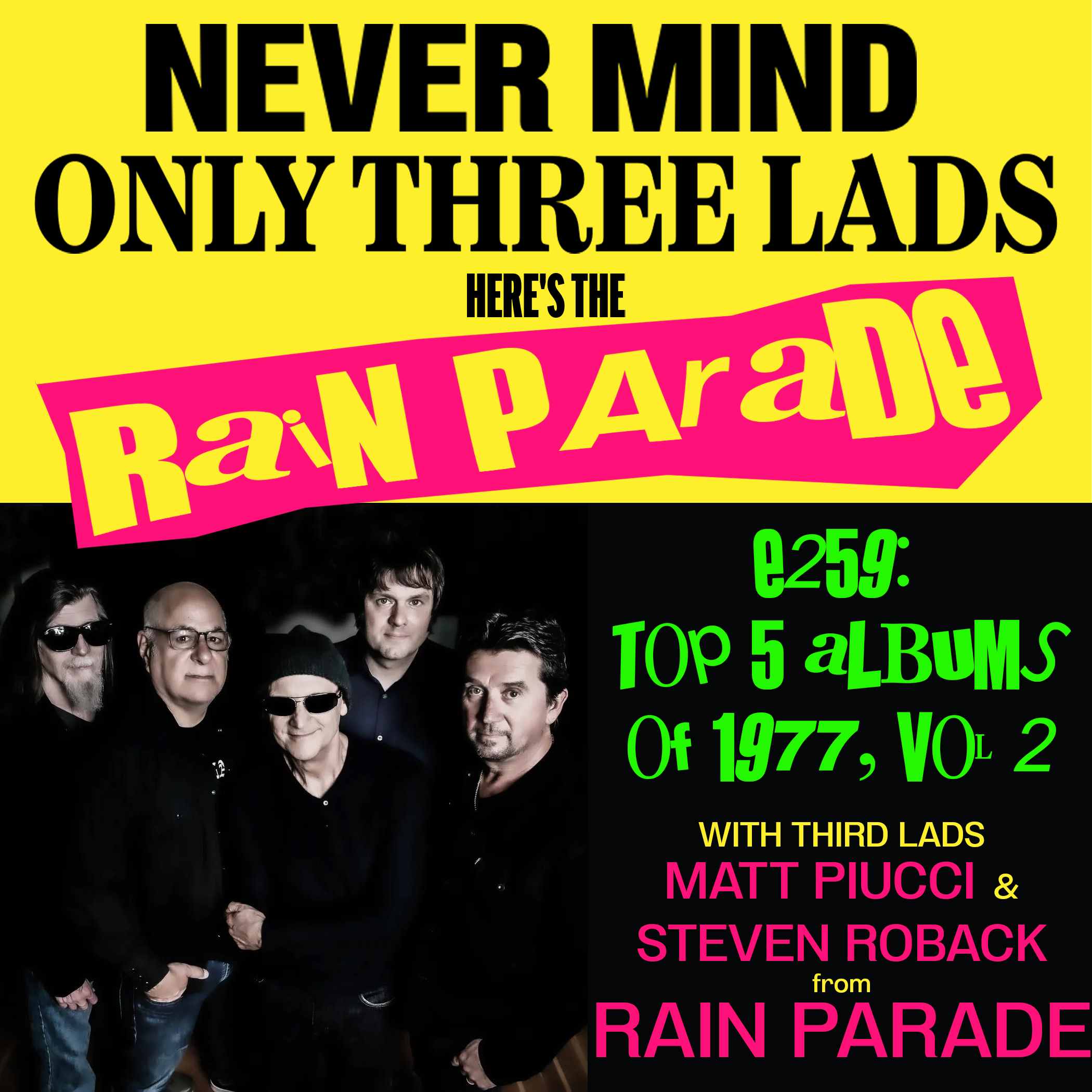 E259 - Rain Parade - Top 5 Albums of 1977, Vol. 2