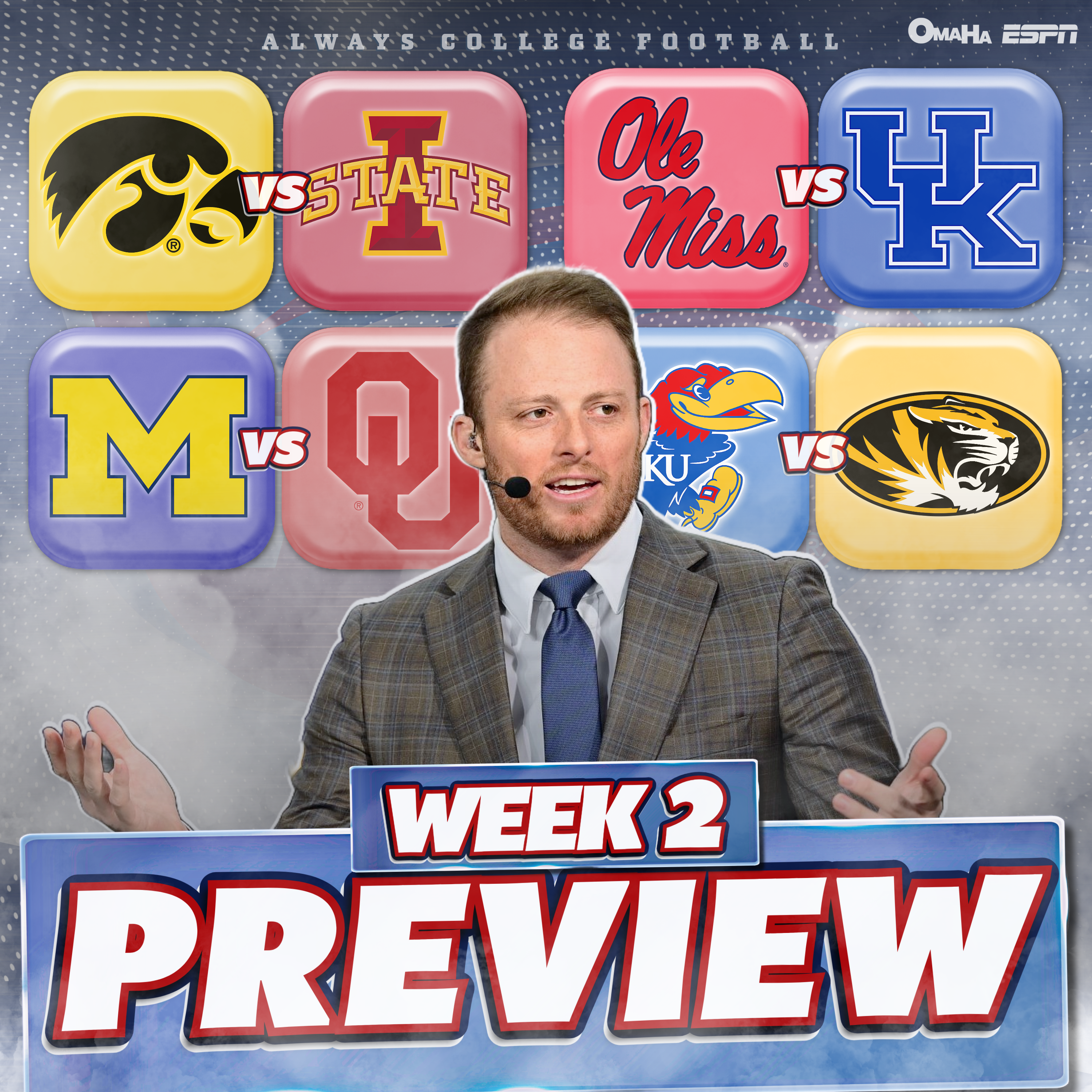 Always College Football: Week 2 Previews - showdown in Norman, rivalries returning & more
