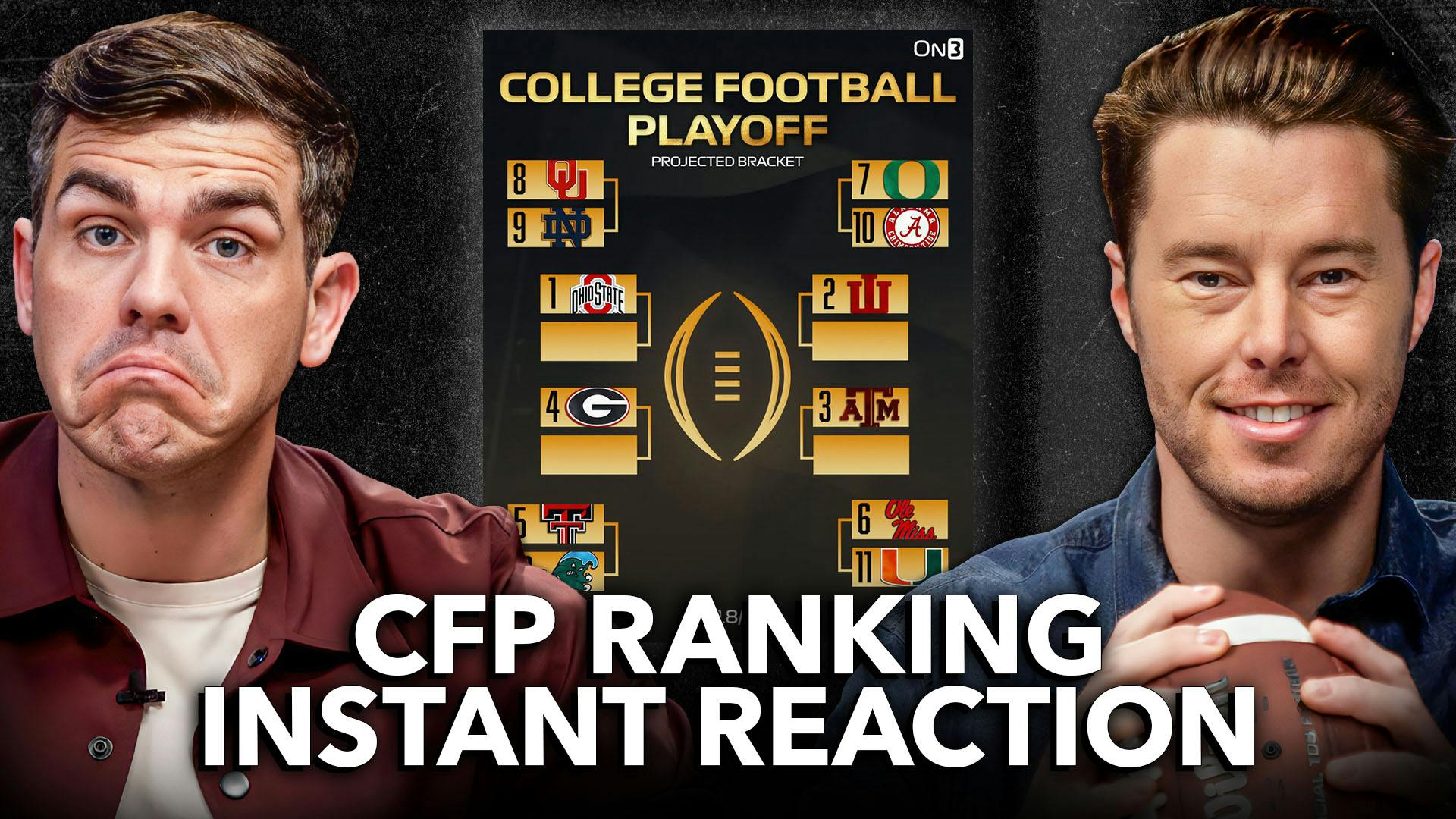 BREAKING: New College Football Playoff Ranking INSTANT REACTION | Crain & Company BREAKING: New College Football Playoff Ranking INSTANT REACTION | Crain & Company