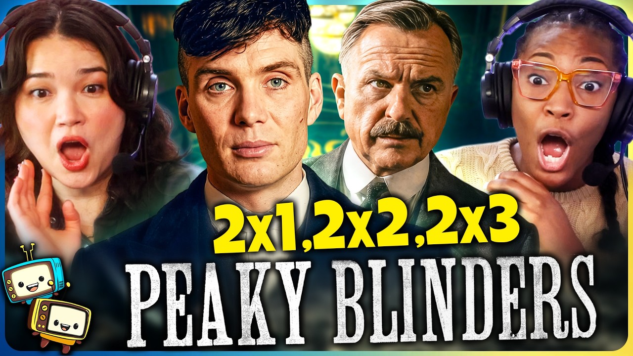 PEAKY BLINDERS Season 2 Episodes 2x1, 2x2, & 2x3 Reaction! | First Time Watch! | Cillian Murphy episode artwork