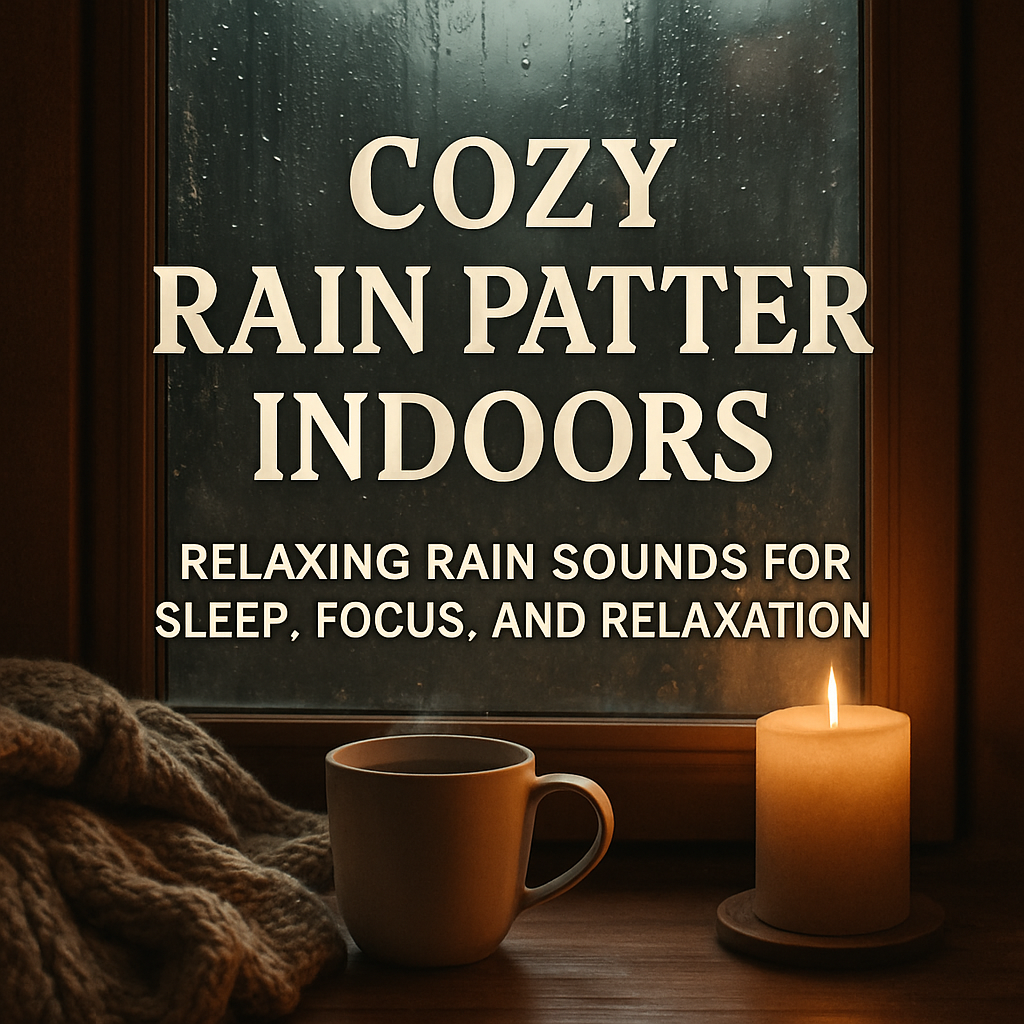 Cozy Rain Patter Indoors | Relaxing Rain Sounds for Sleep, Focus, and Relaxation