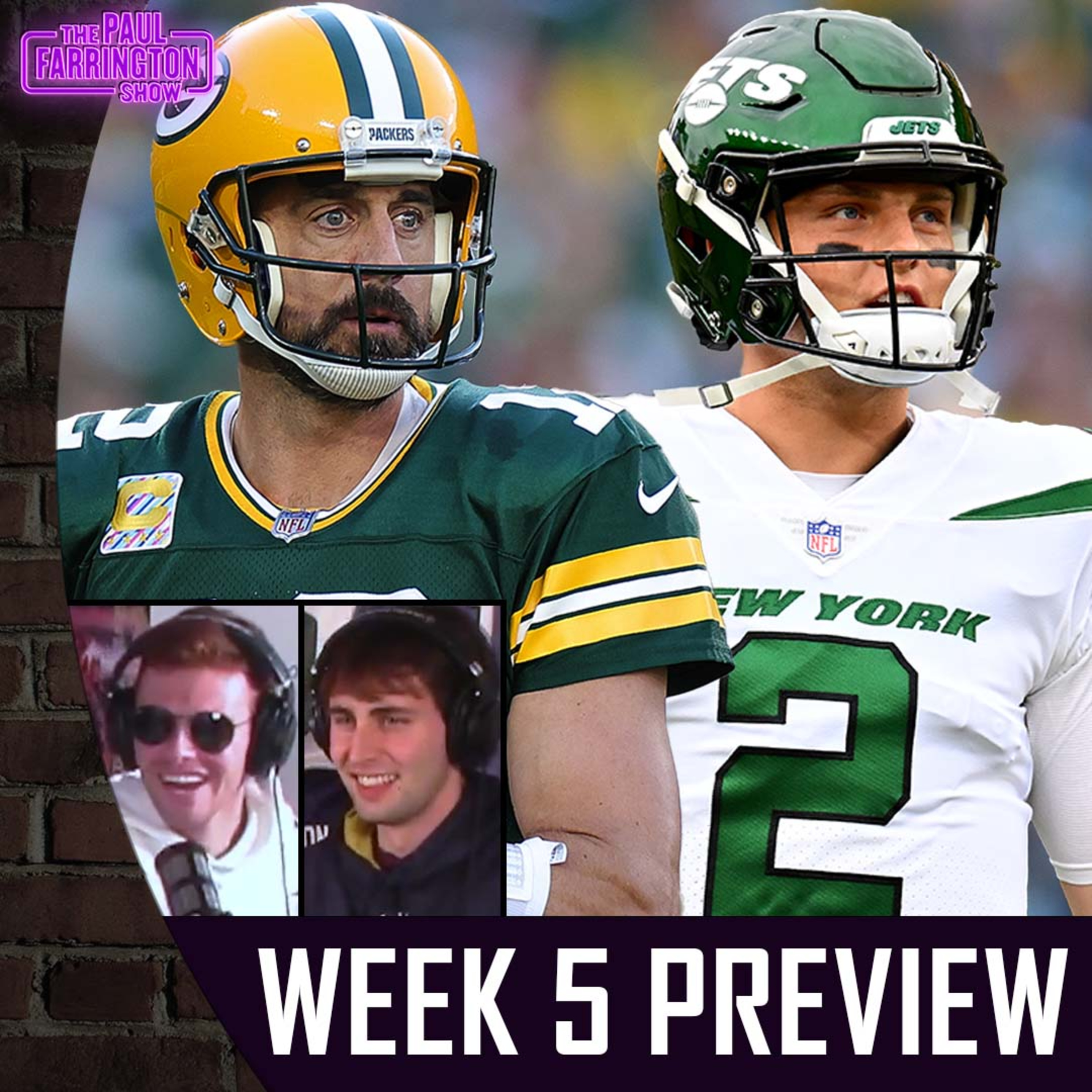 Week 5 Picks: Giants-Packers, Eagles-Cardinals, Cowboys-Rams, Bengals-Ravens, Chiefs-Raiders | PFS episode artwork