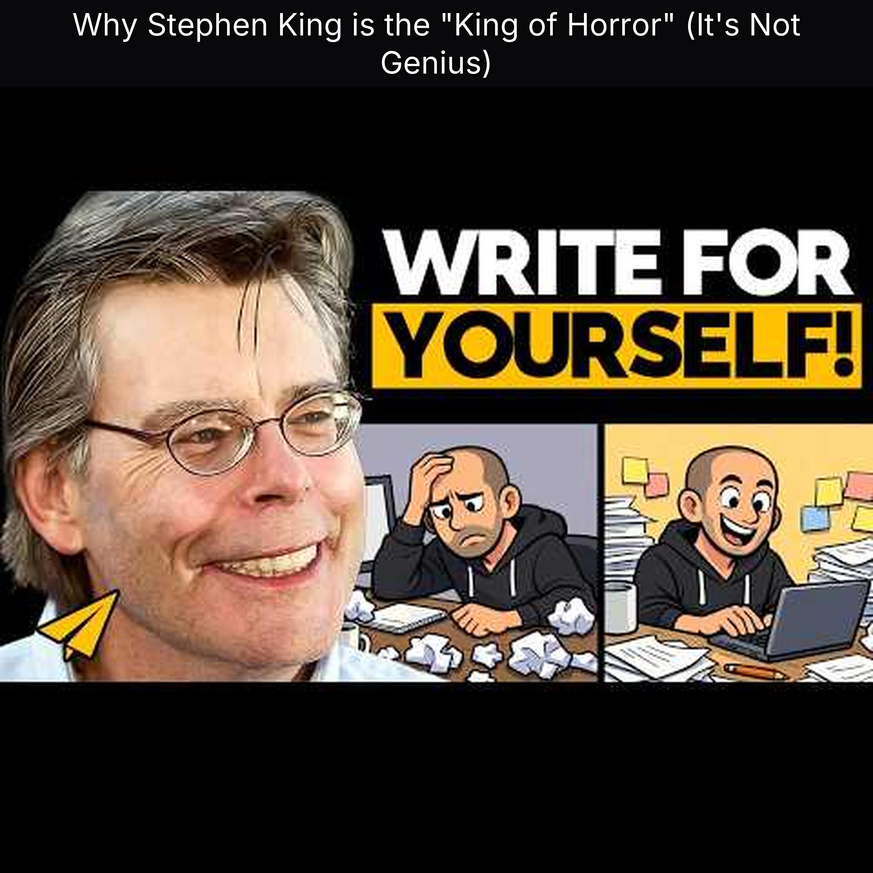 Why Stephen King is the "King of Horror" (It's Not Genius)