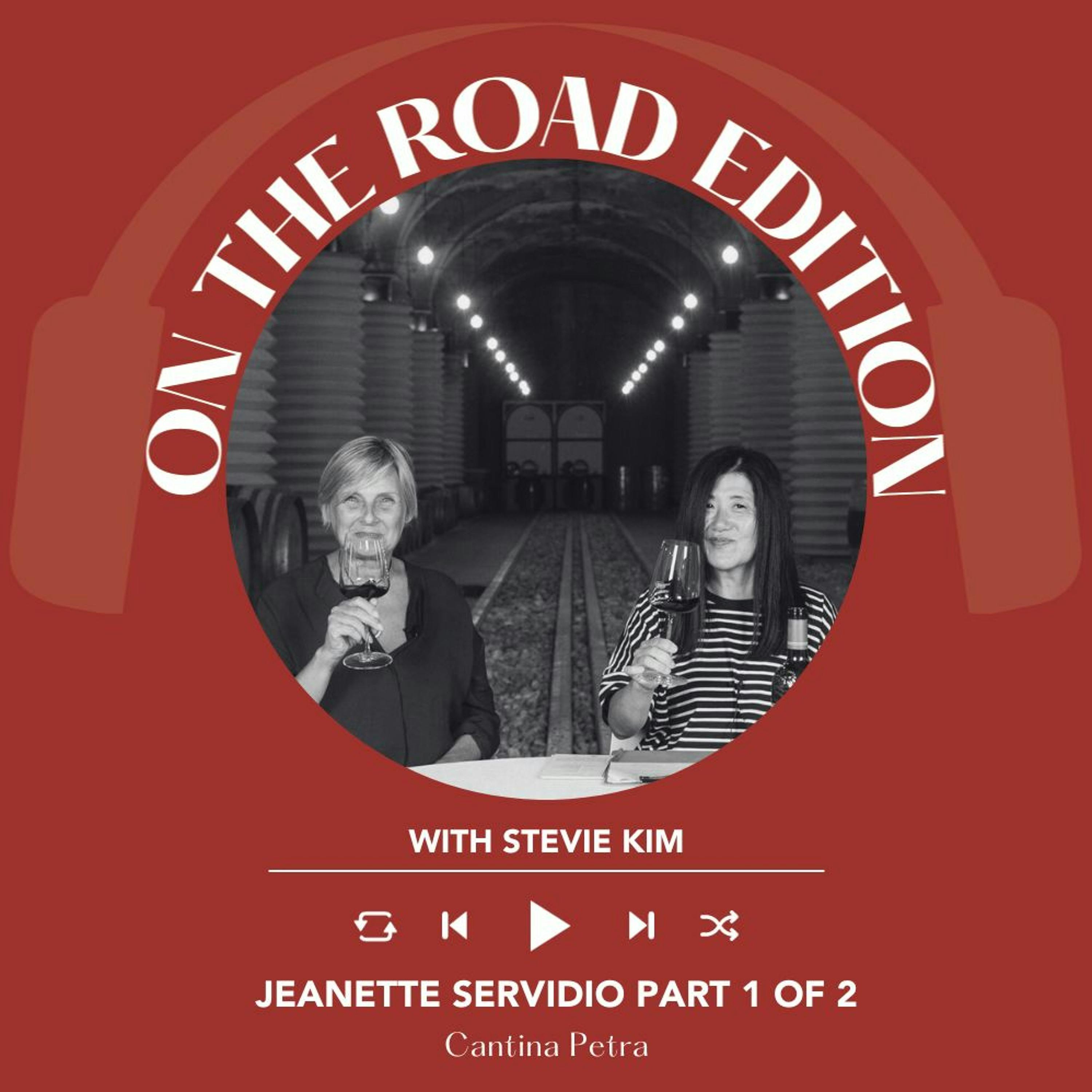 Ep. 1621 Jeanette Servidio Of Cantina Petra Pt. 1 of 2 | On The Road With Stevie Kim