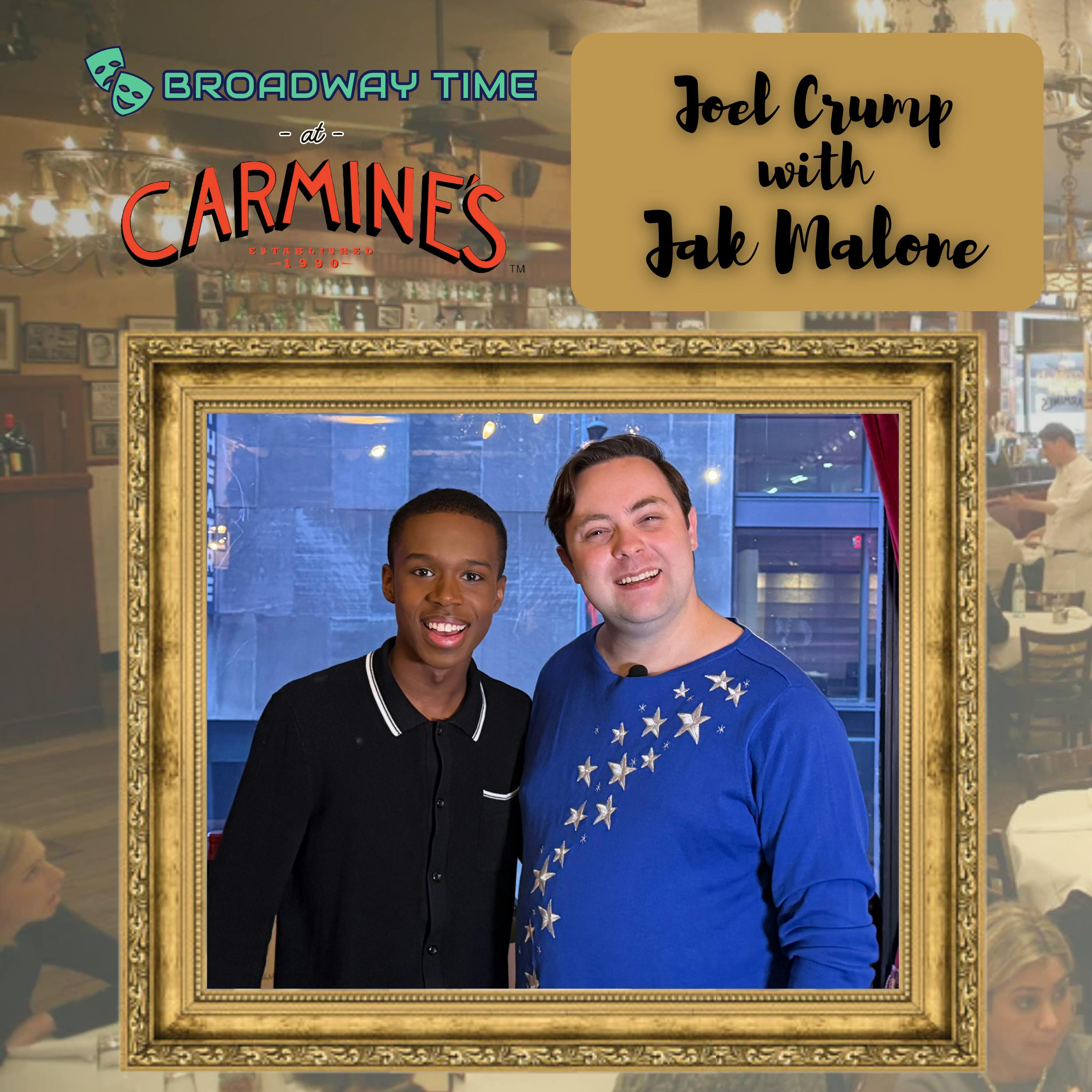 Broadway Time at Carmine's - Jak Malone | Operation Mincemeat on Broadway Broadway Time at Carmine's - Jak Malone | Operation Mincemeat on Broadway
