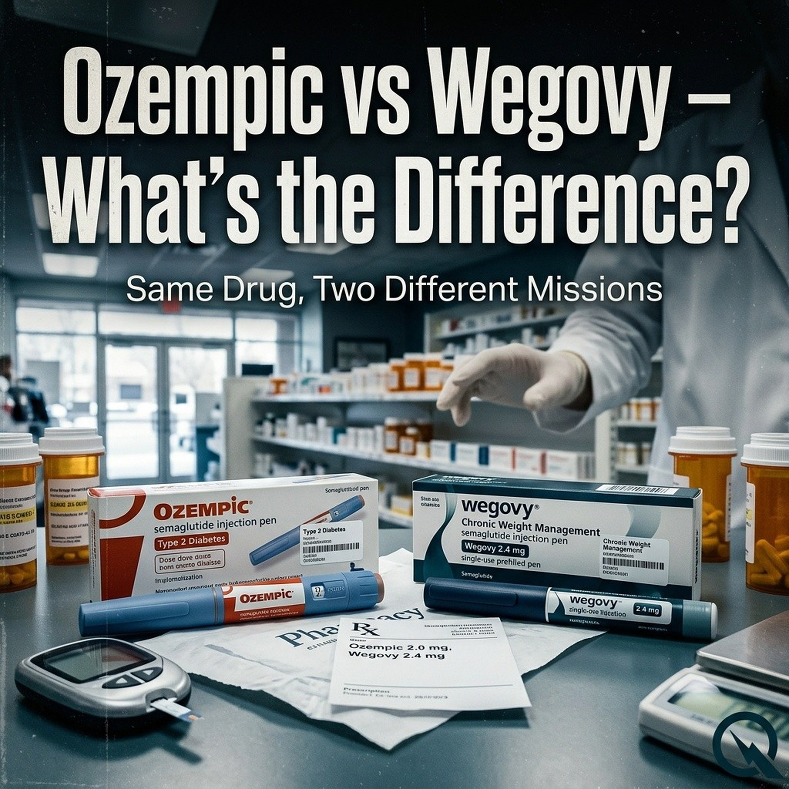 Ozempic vs Wegovy — What's the Difference?