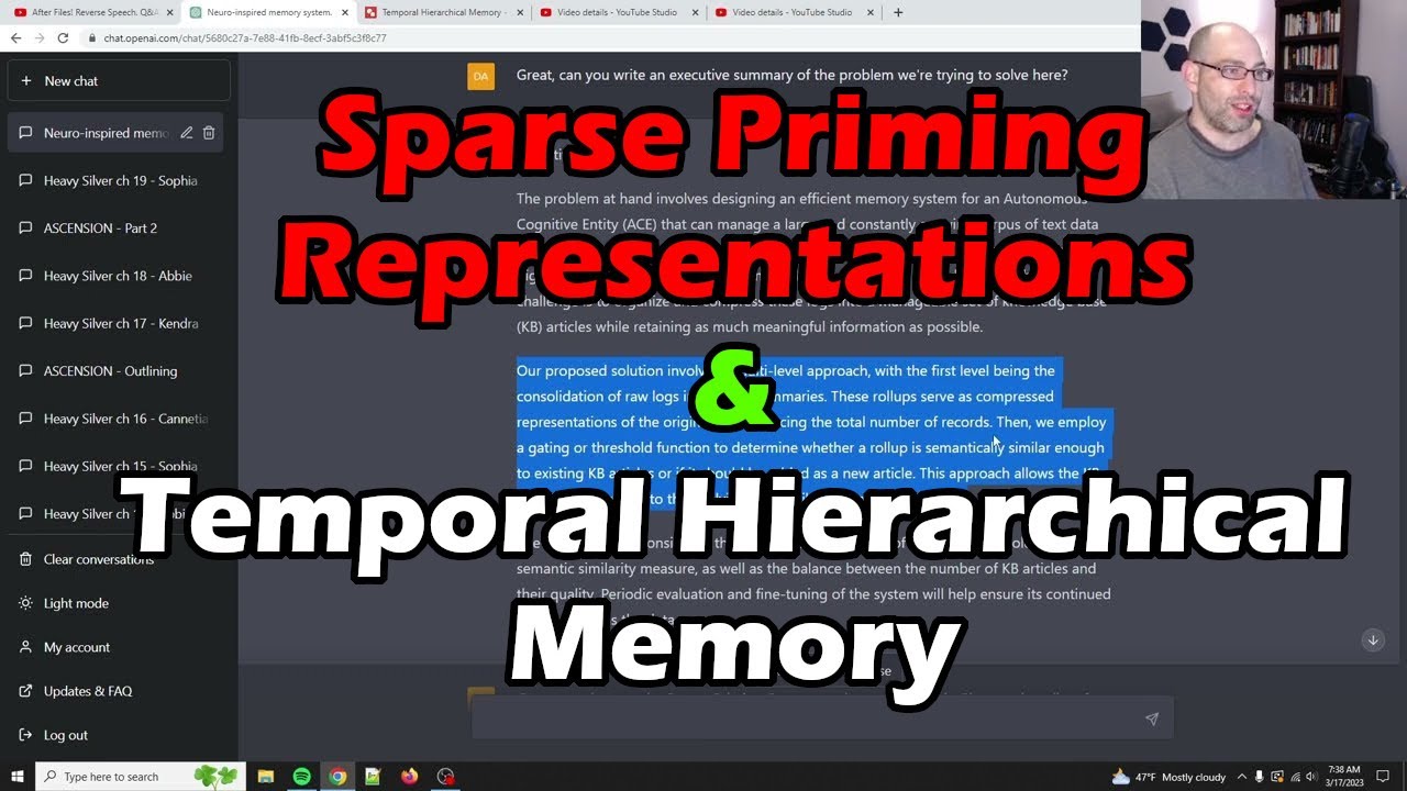 Sparse Priming Representations - the secret ingredient to scalable AGI memories | Artificial Intelligence Masterclass
