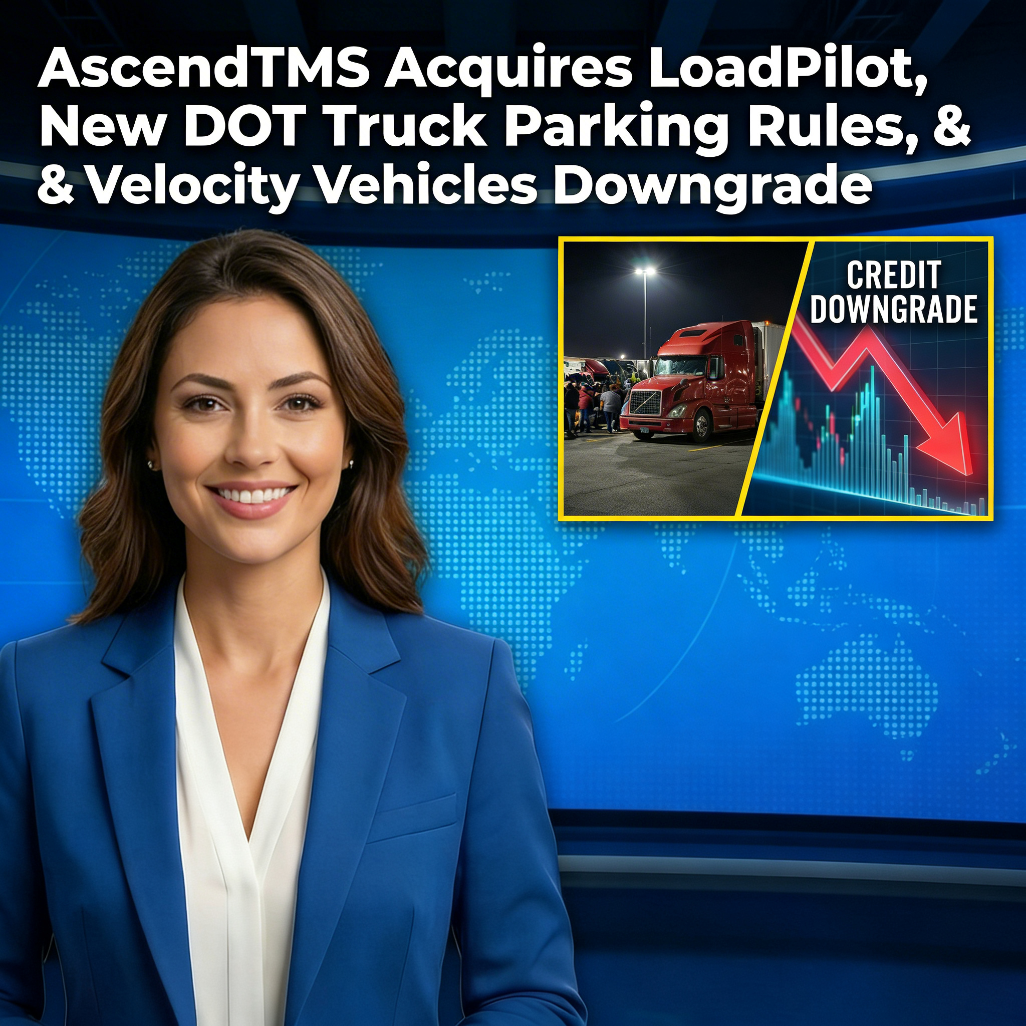 AscendTMS Acquires LoadPilot, New DOT Truck Parking Rules, & Velocity Vehicles Downgrade | The Morning Minute