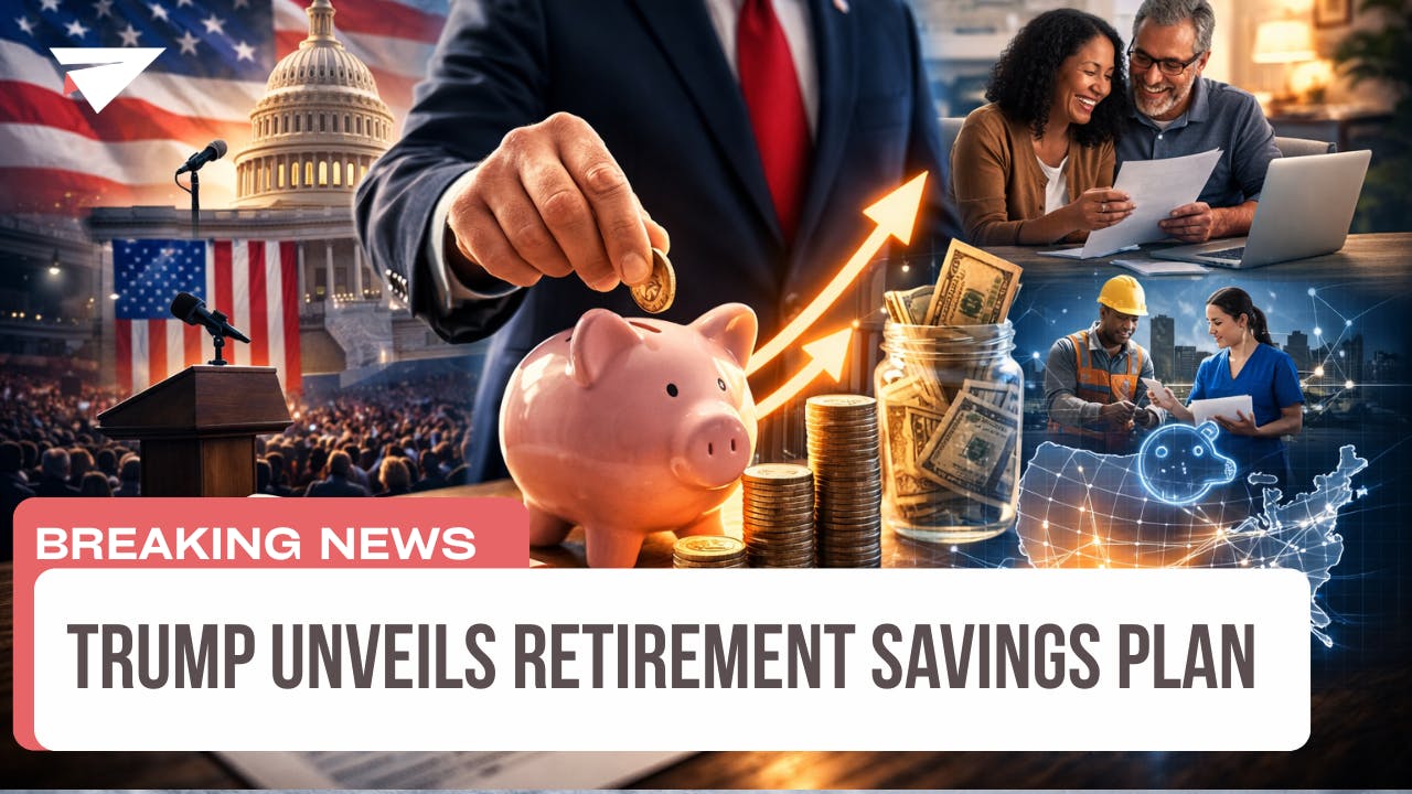 Trump Unveils Retirement Savings Plan, Breaking News Trump Unveils Retirement Savings Plan, Breaking News