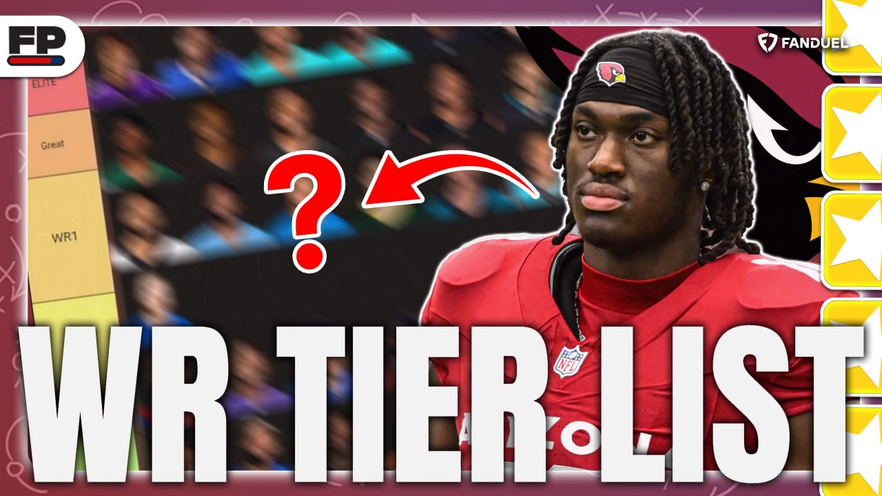 Clear Cut NFL Wide Receiver Tier List featuring G-Stack & Hitman | Presented by FanDuel