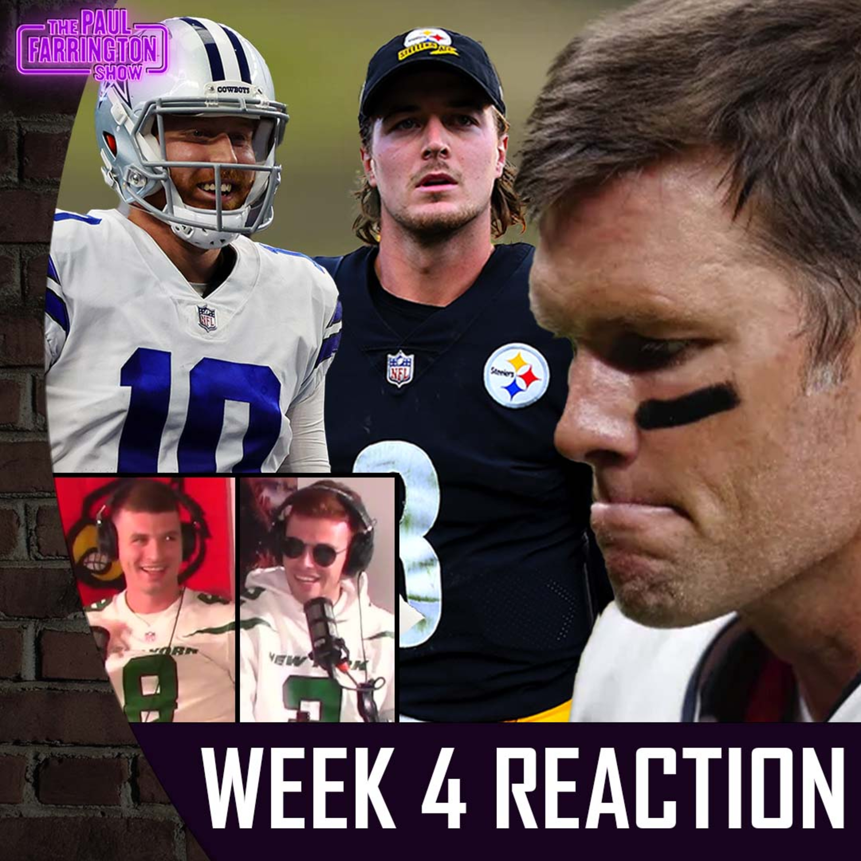 Week 4 Reaction: Tom Brady divorce, Cooper Rush or Dak for Cowboys? Kenny Pickett Steelers QB1 | The Paul Farrington Show episode artwork