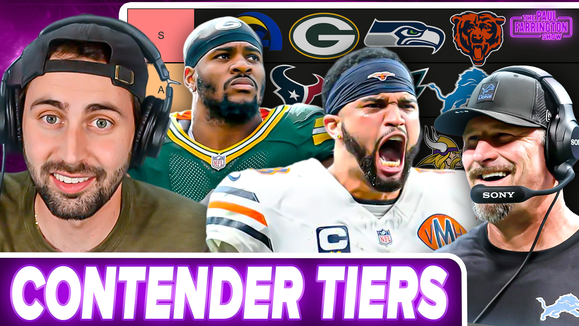 Contender Tiers: Packers, Bears & Lions REALLY Super Bowl threats? Rams & Seahawks TOP challengers episode artwork