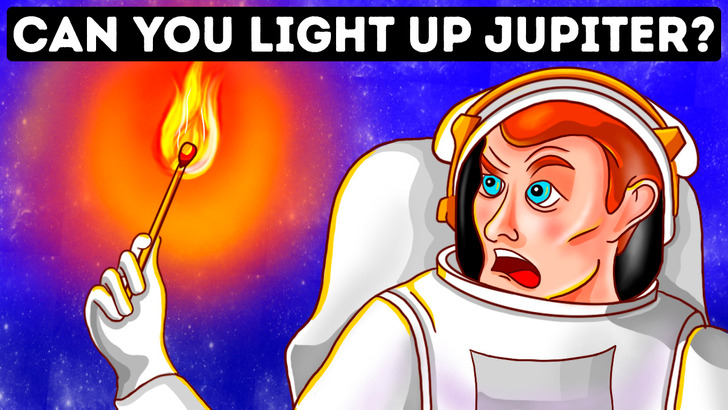 If Jupiter's All Gas, Will Fire Burn It Up