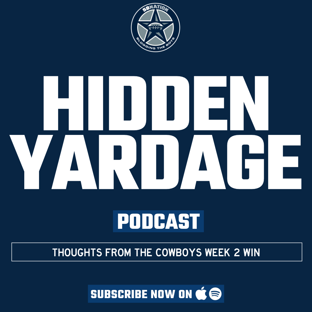 Hidden Yardage: Thoughts from the Cowboys Week 2 win episode artwork