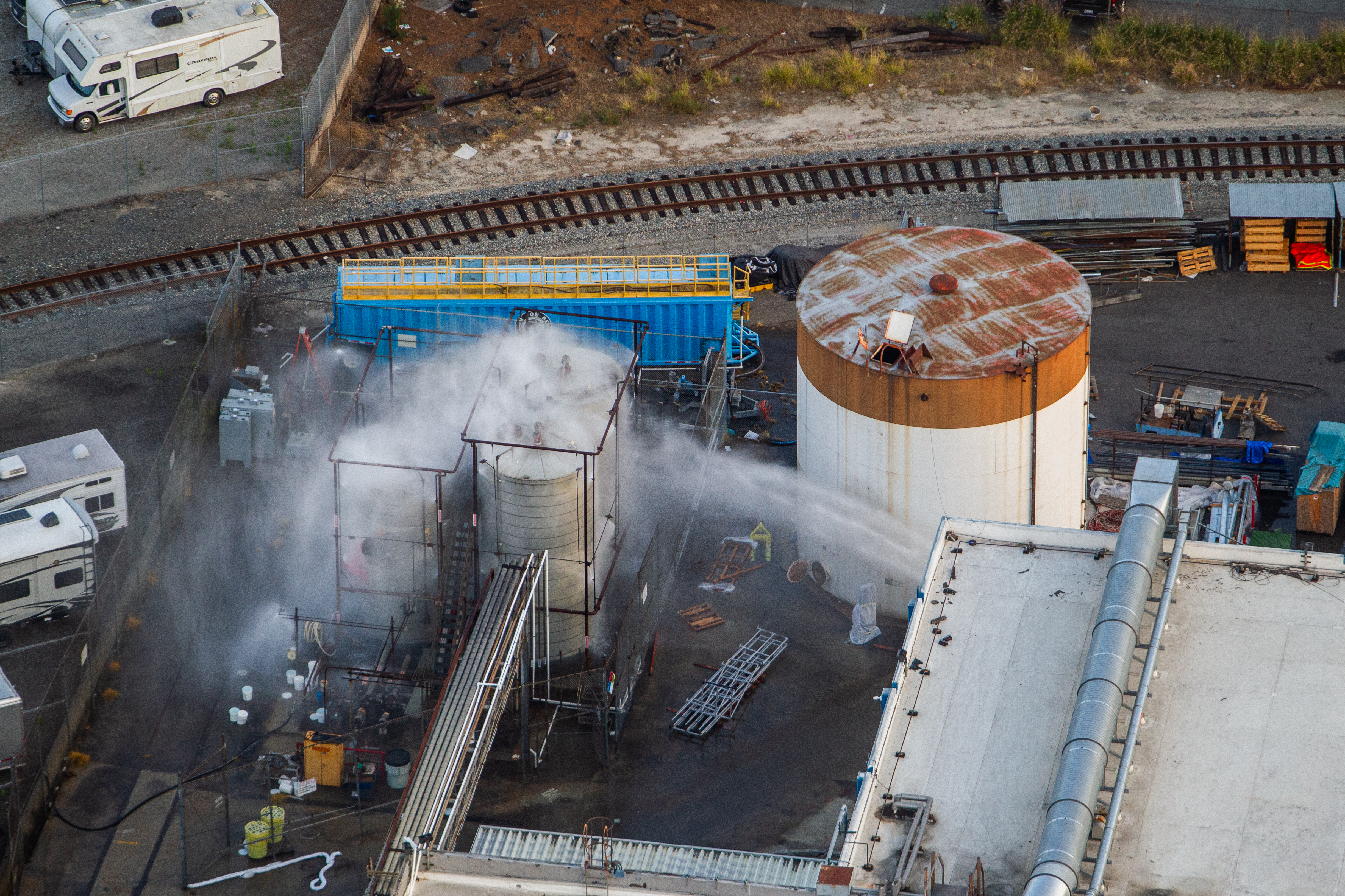 Fire Officials Rule Out Threat of Explosion From Damaged OC Chemical Tank