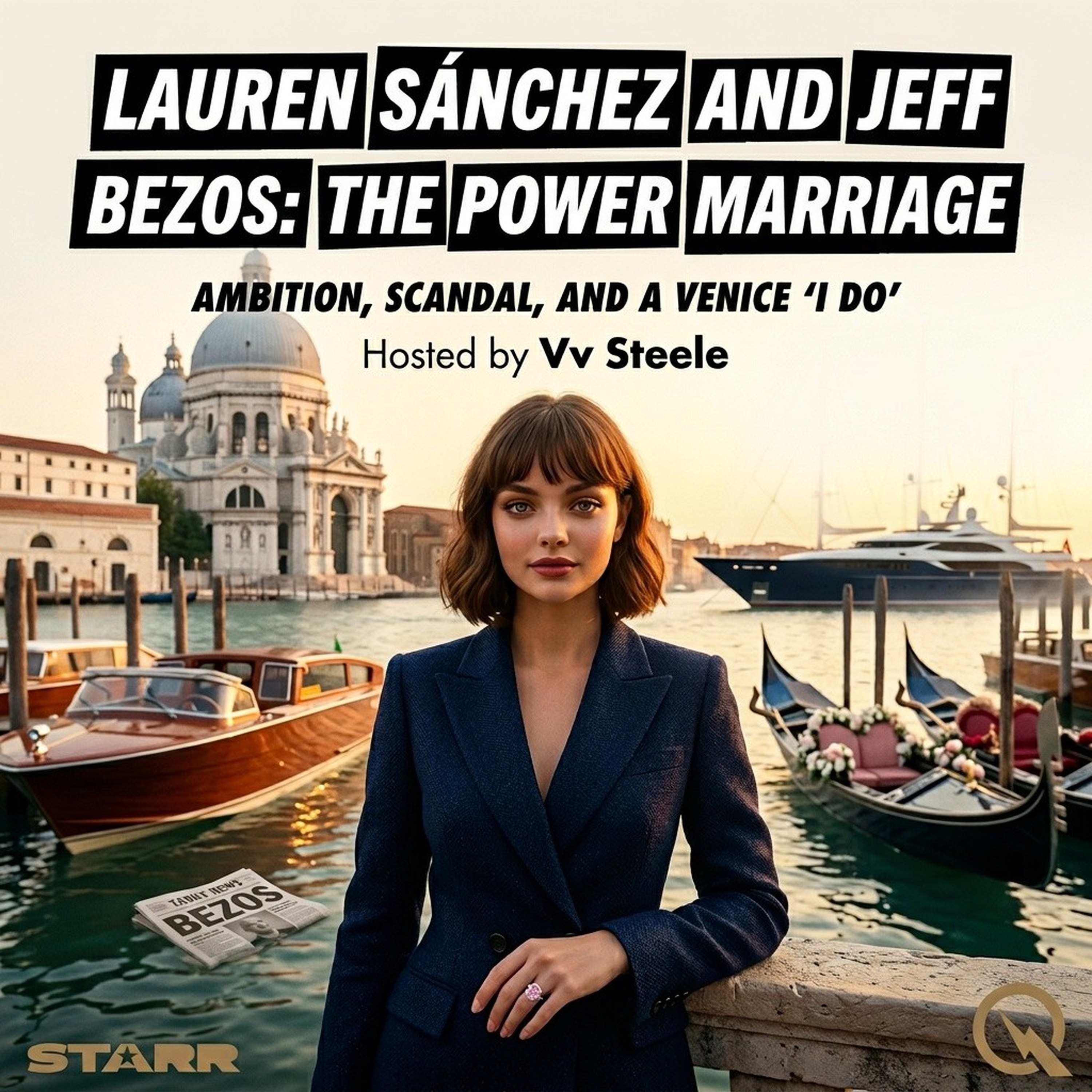 Lauren Sánchez and Jeff Bezos: The Power Marriage podcast artwork