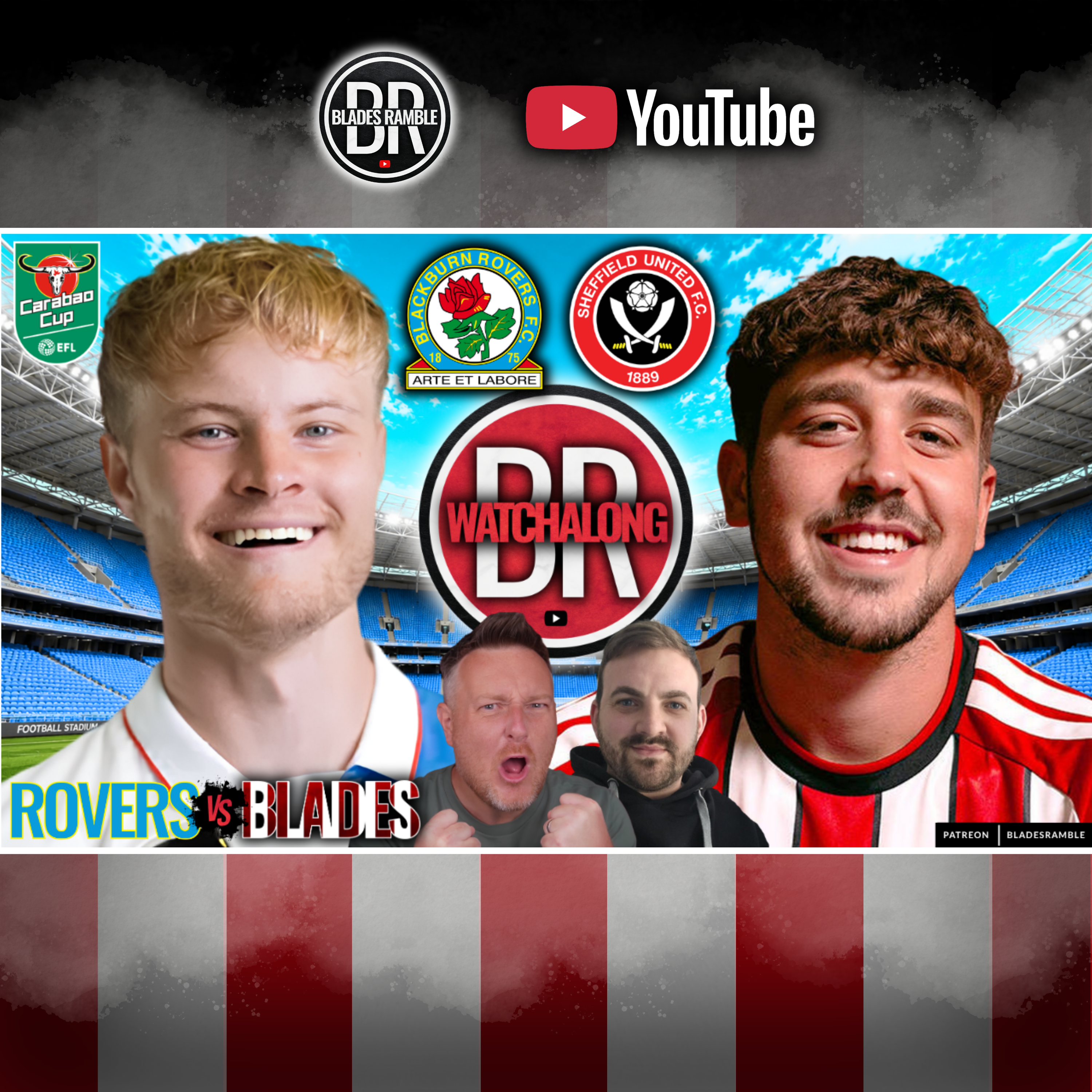 📺⚔️ CARABAO CUP SECOND ROUND | BLACKBURN v SHEFFIELD UNITED | LIVE WATCHALONG ⚔️📺