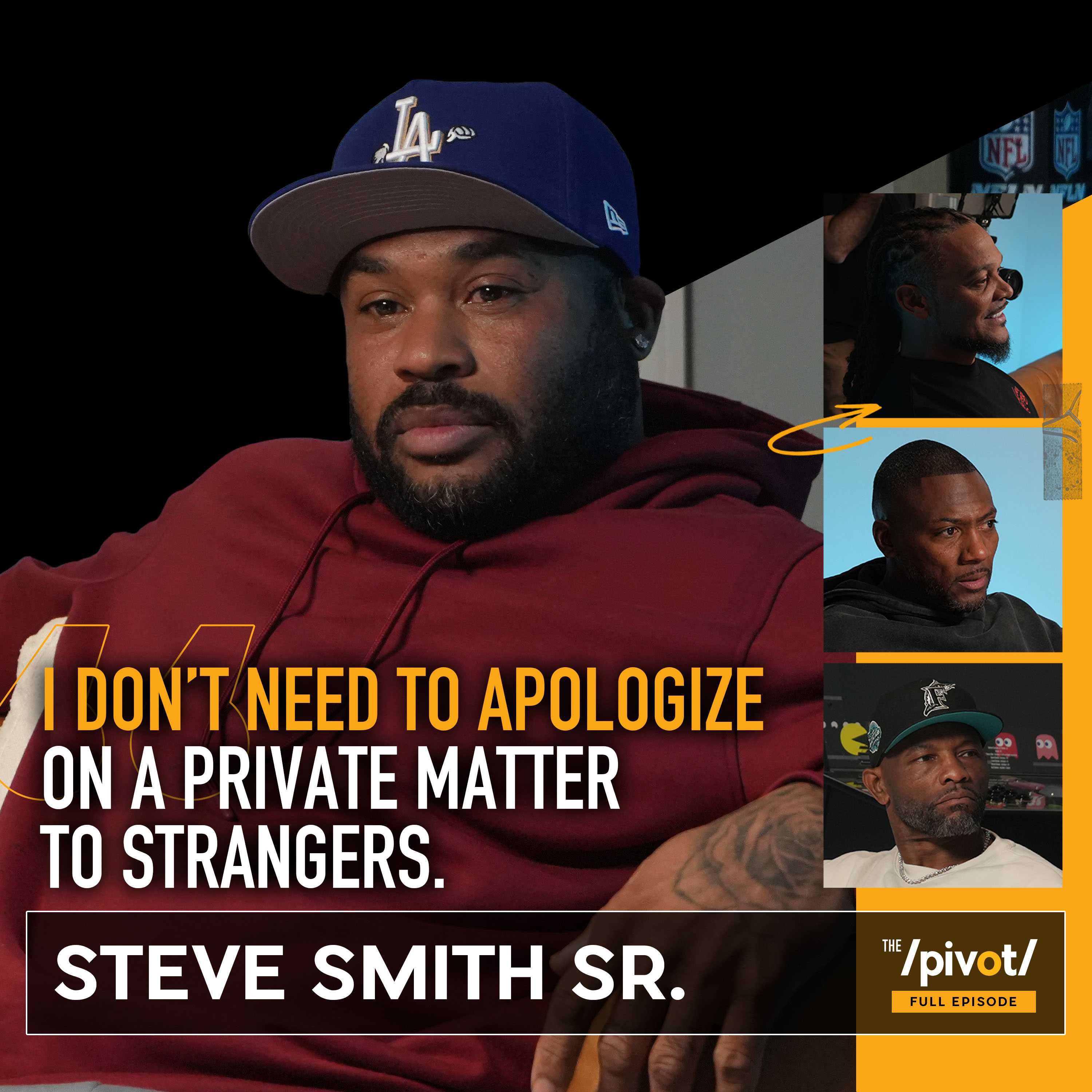 Steve Smith Sr. famed football career as one NFL's most prolific wide receivers opens up on recent personal issues, public fallout, accountability, self-discovery, his on and off-the-field beefs, LA streets to a storied career and being at peace.